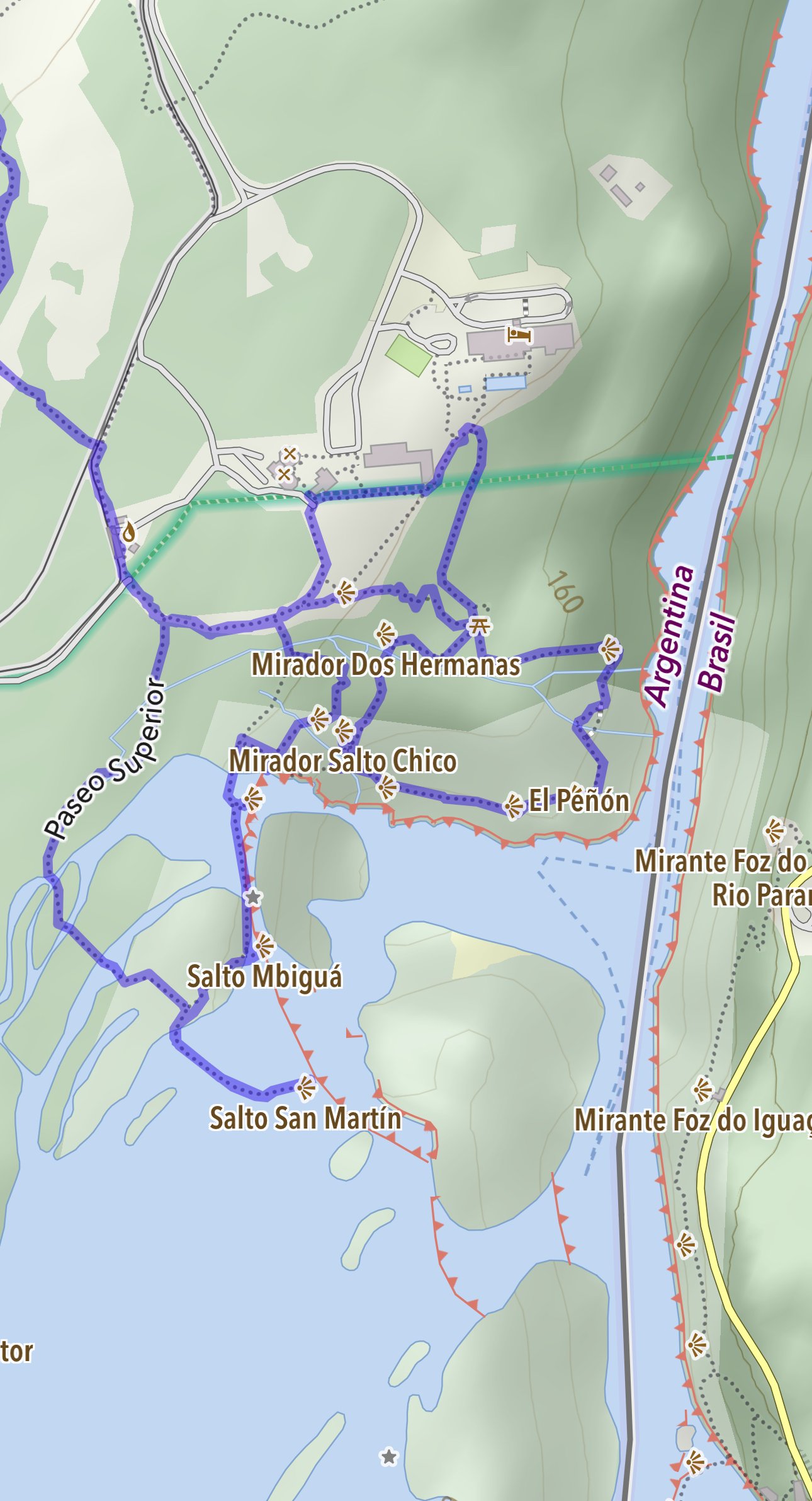  my tracks on the Argentina side