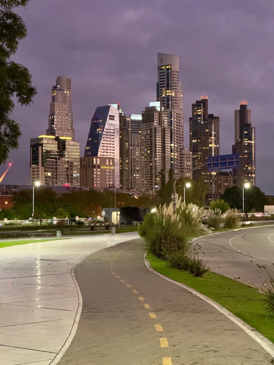  the skyline after the sunset
