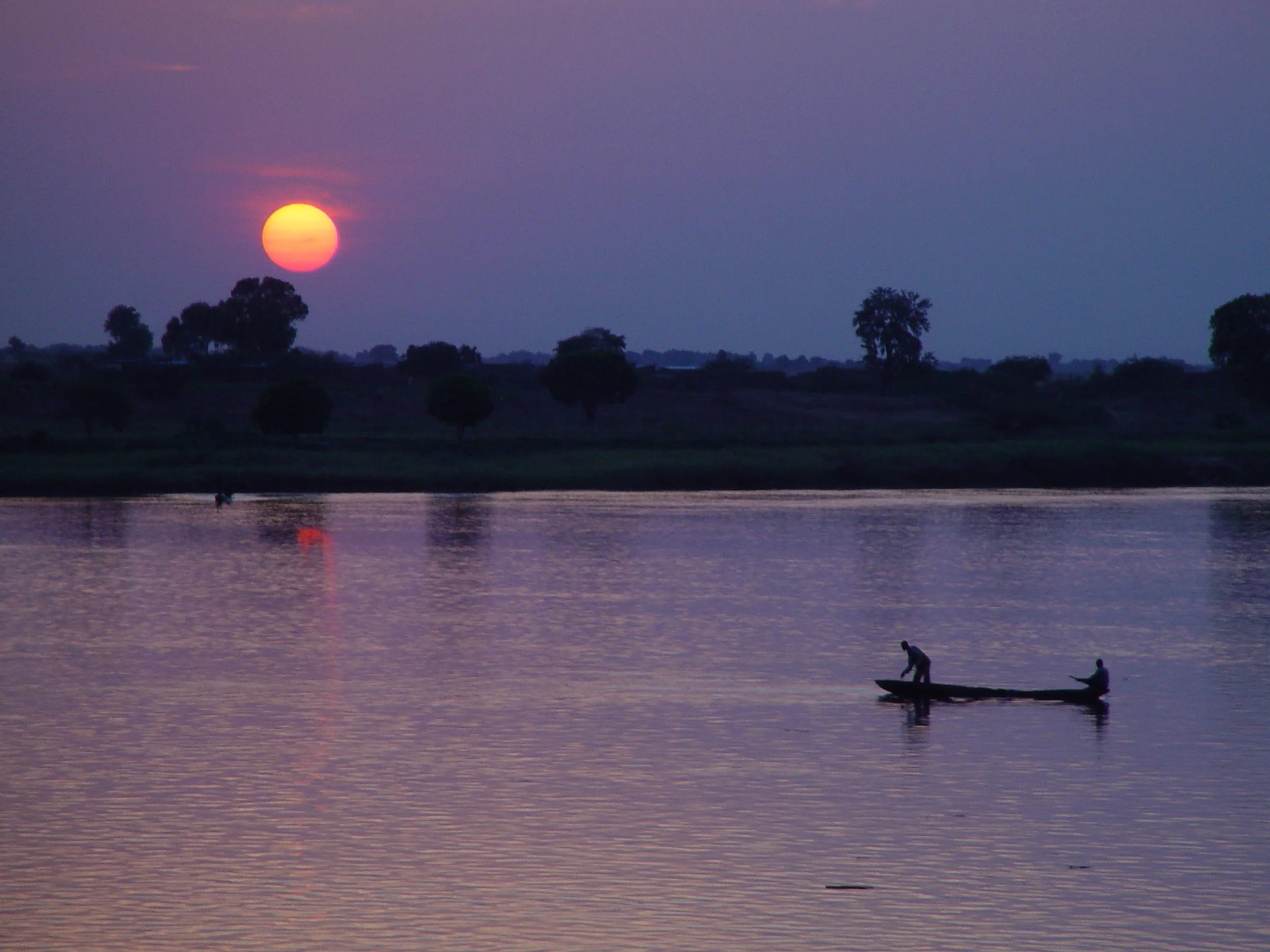 sunset, N'Djamena, Chad