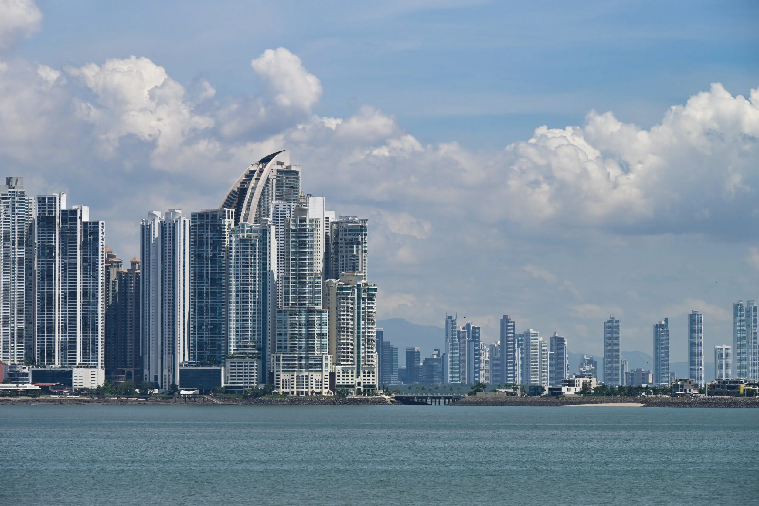 The tallest building in the city, JW Marriott at 283m