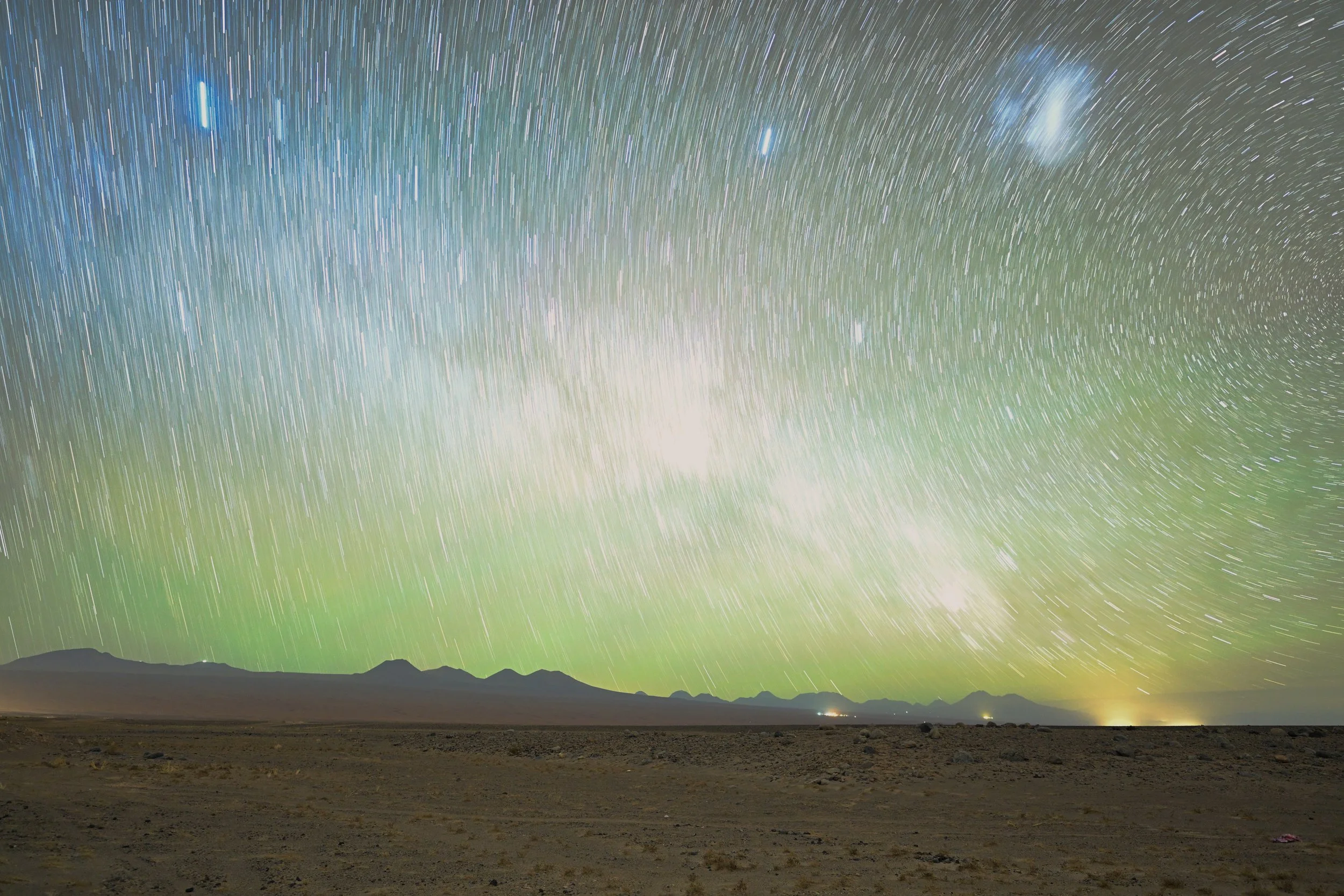 playing with the star trails. 10' exposure