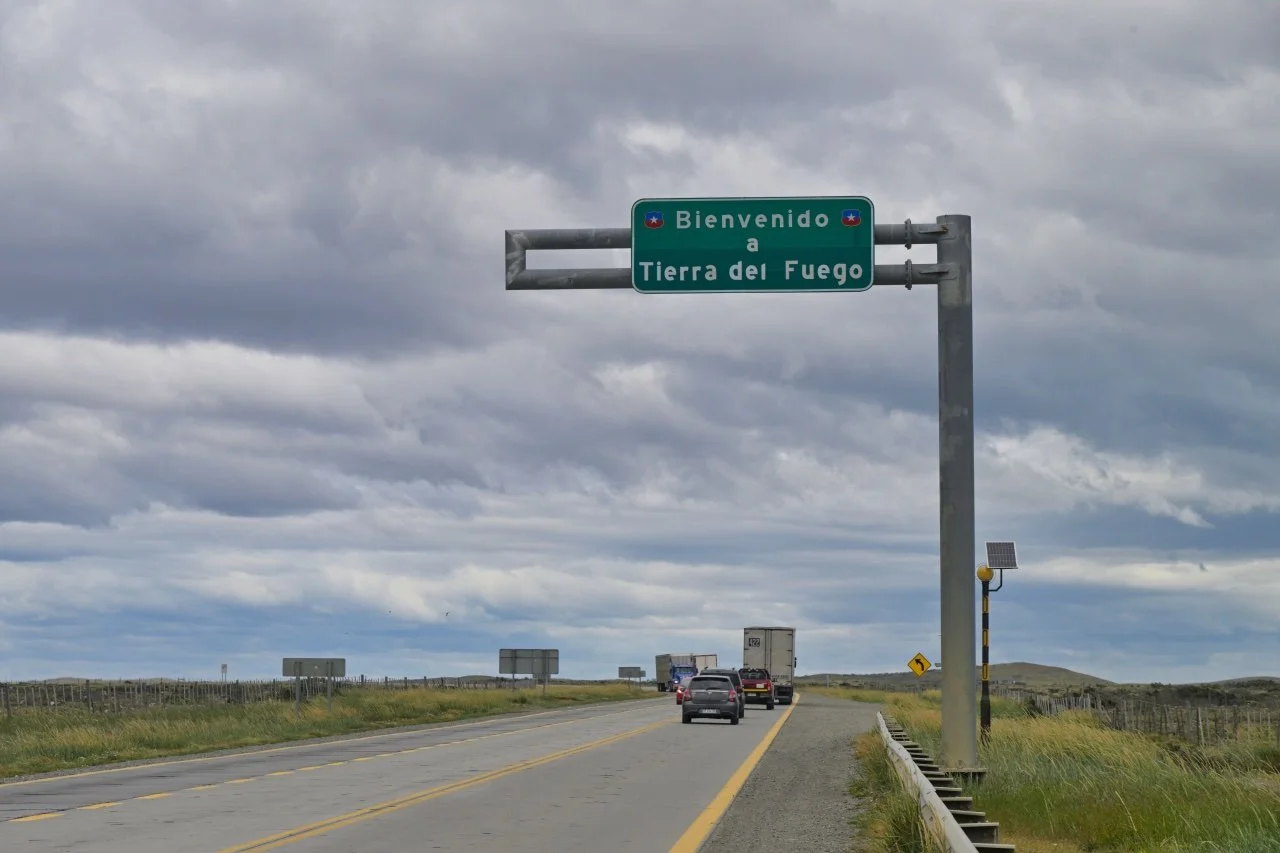  The last portion of the trip is on the island Tiera Del Fuego