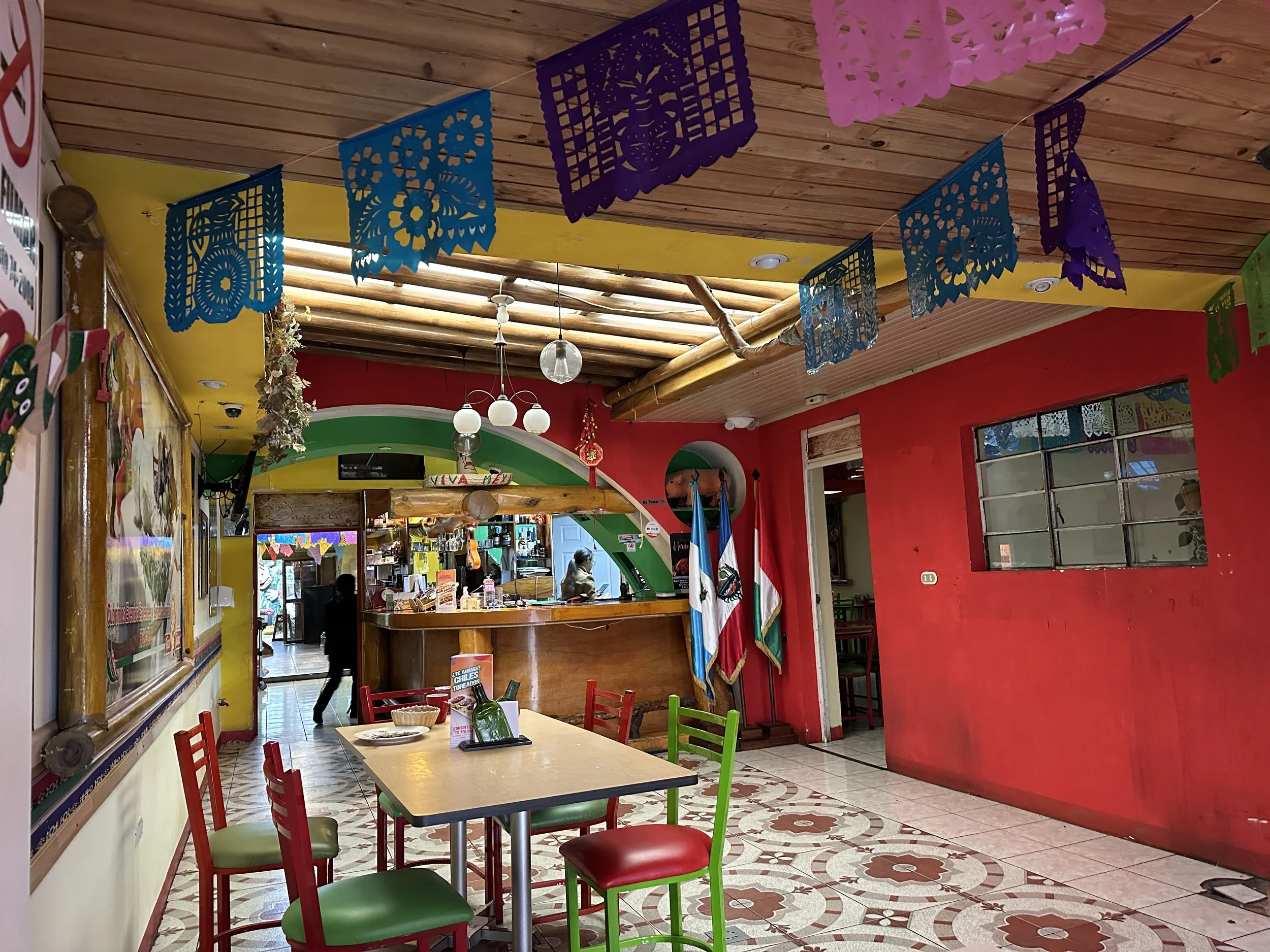 I was the only guest