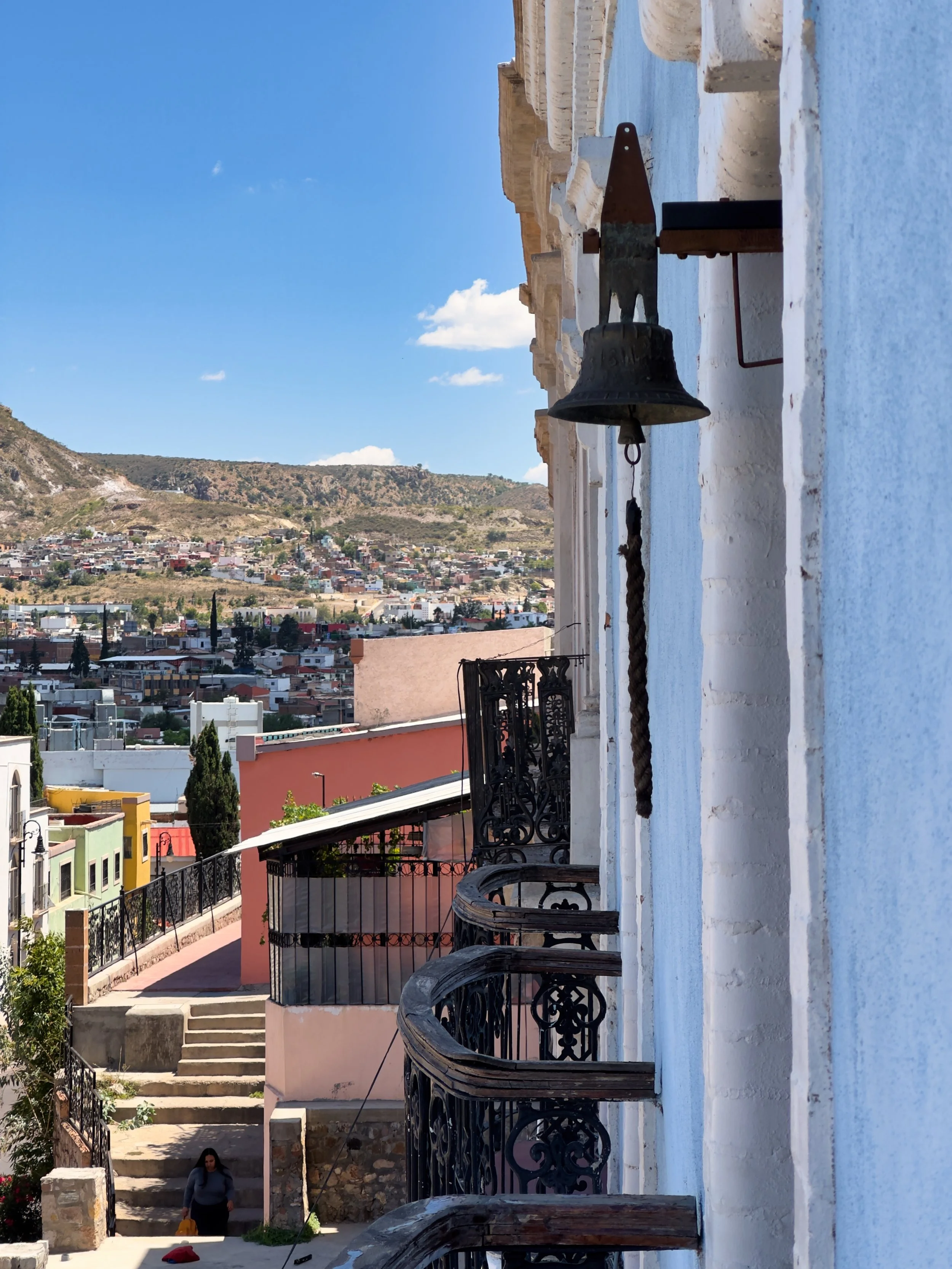 outside from balcony