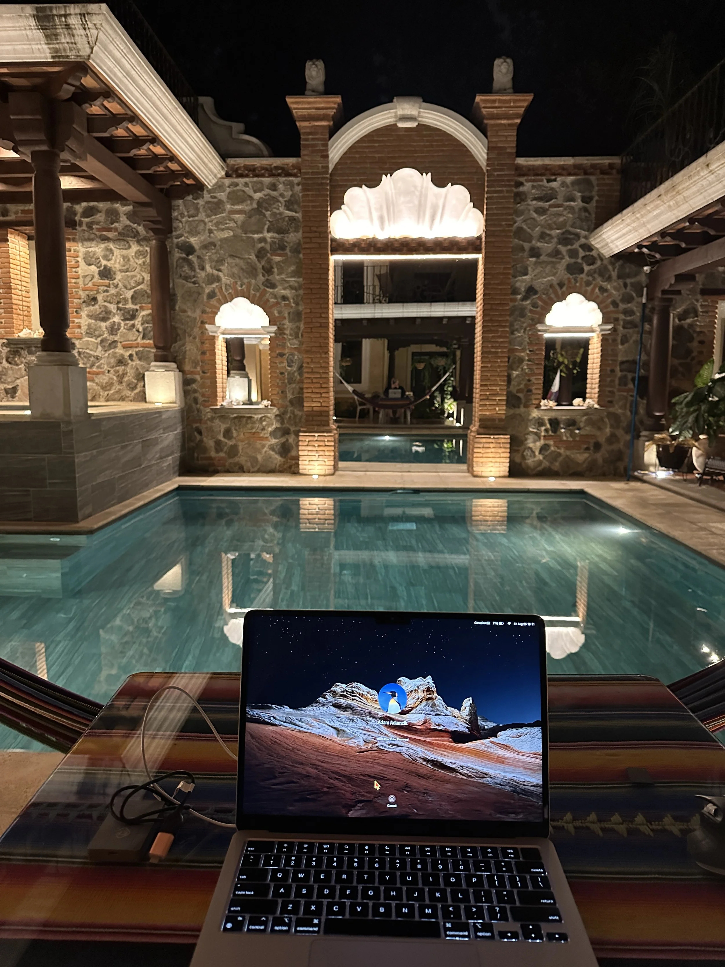 this is my office for the next 6 week