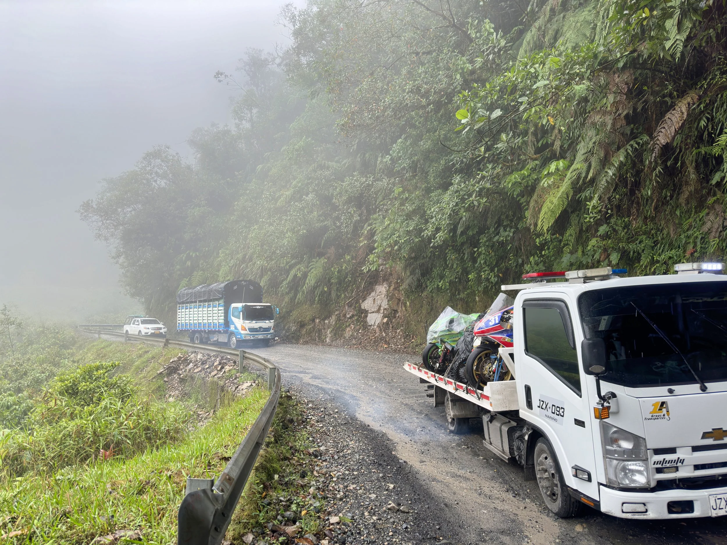 meeting the oncoming traffic