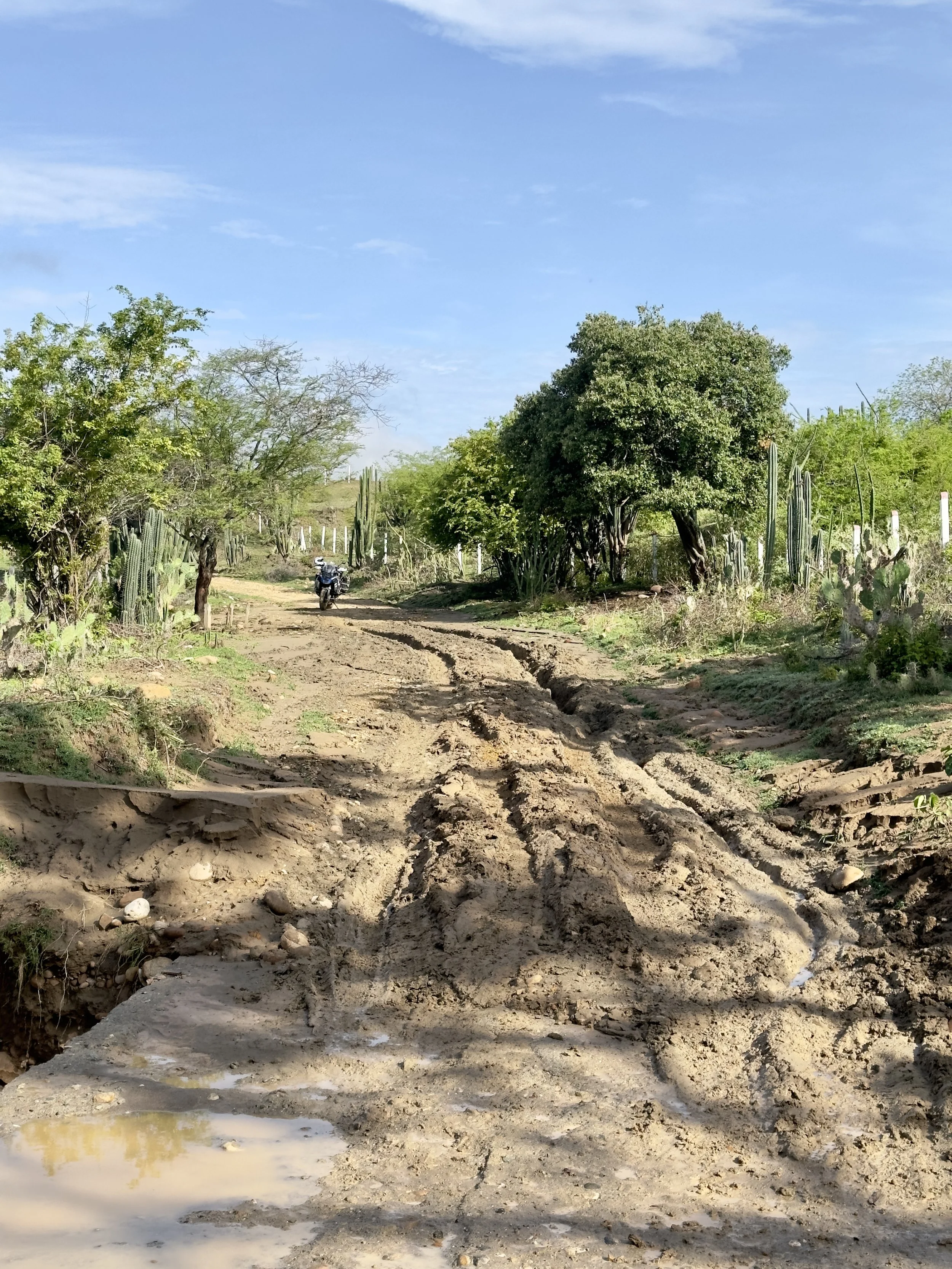 mud is getting thicker and deeper