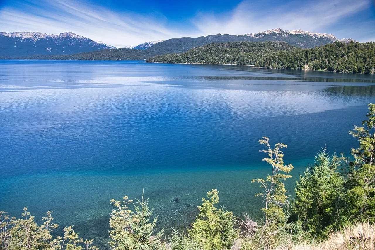  many lakes with crystal clear water