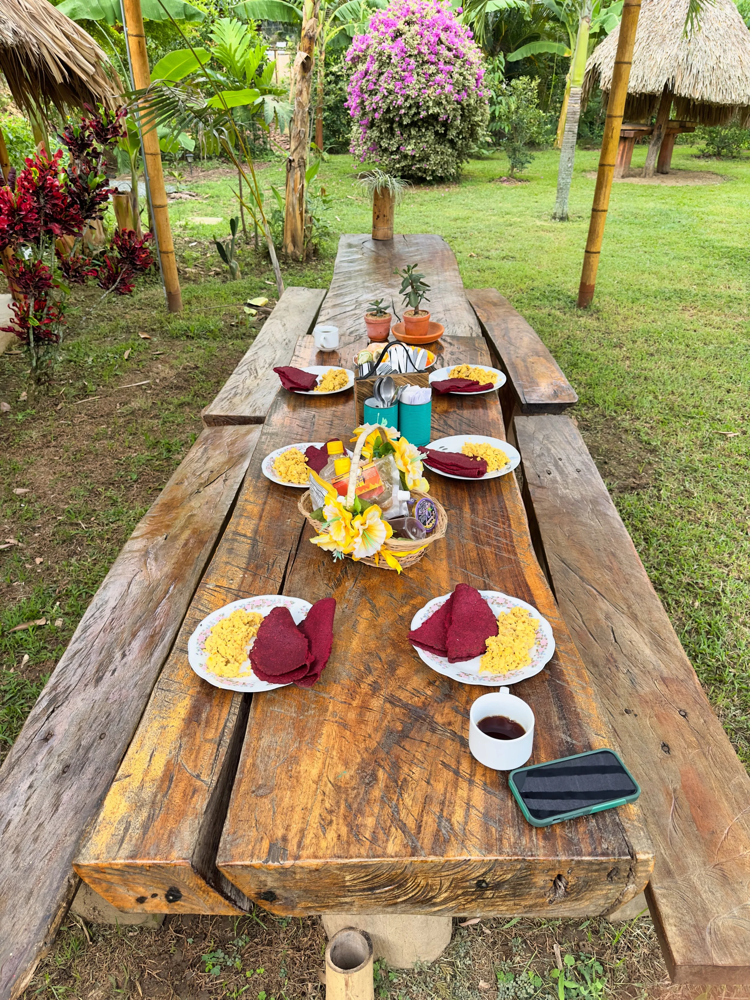 look at that breakfast