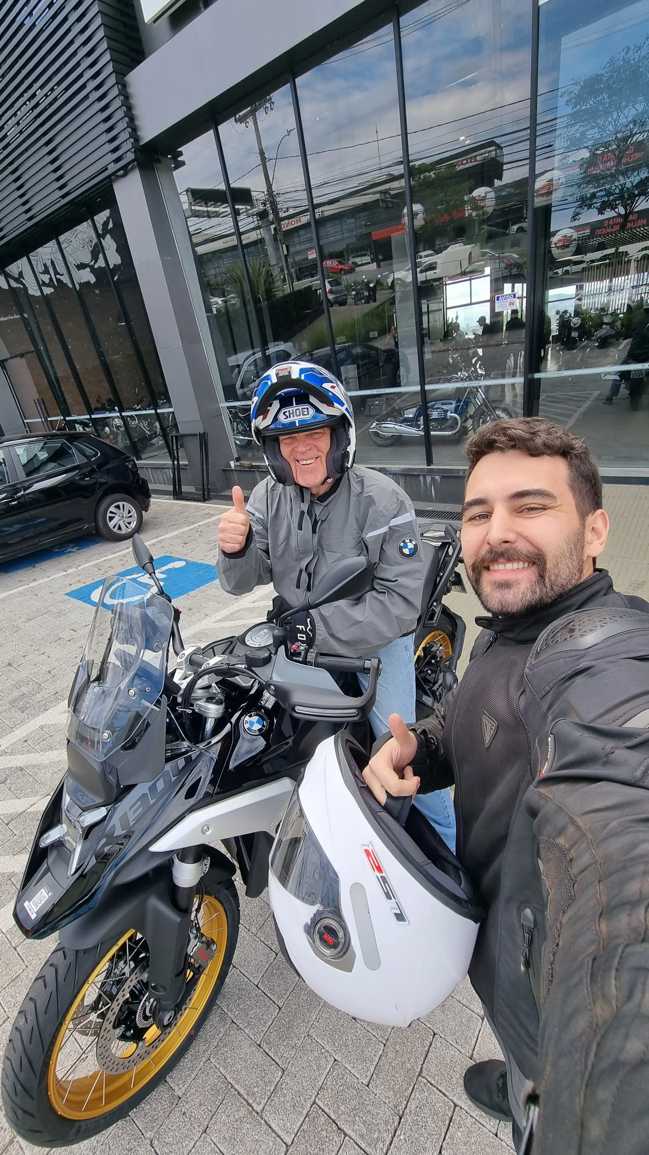  Victor and I after the test ride