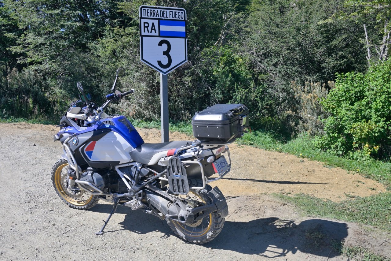  this is the end of the road. you can't get any further south from here