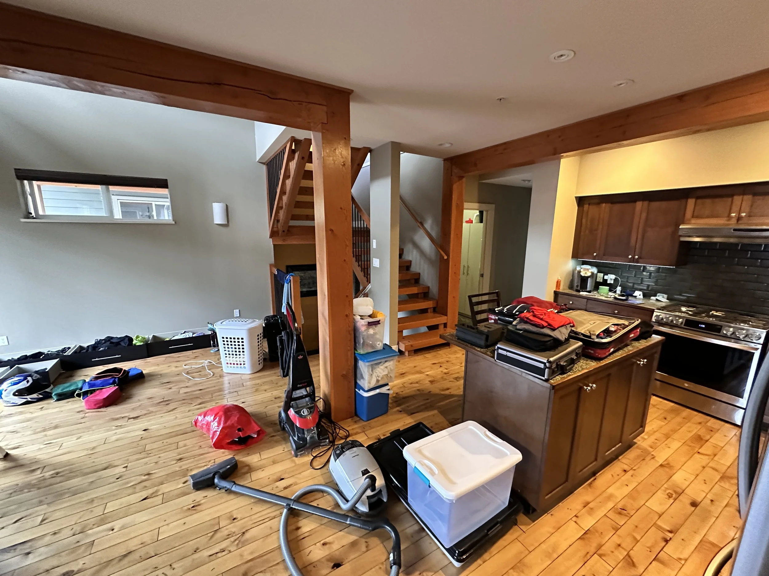 meantime, house is a mess