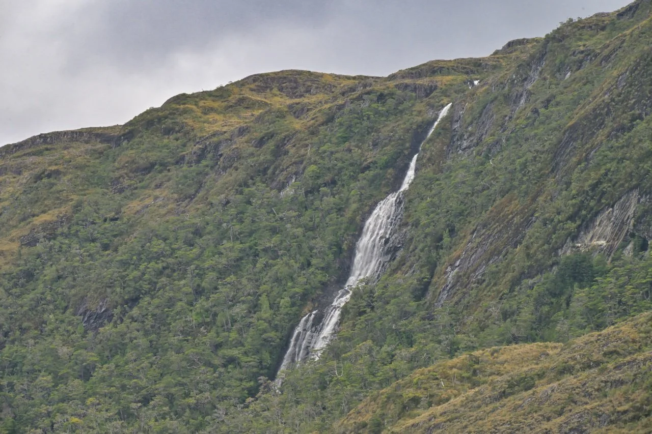  one of countless waterfalls along the route