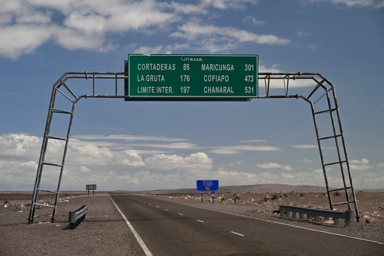 A lot of garbage, unusual for Argentina