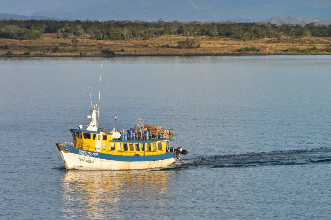  It is a tough job to be a fisherman in Patagonia