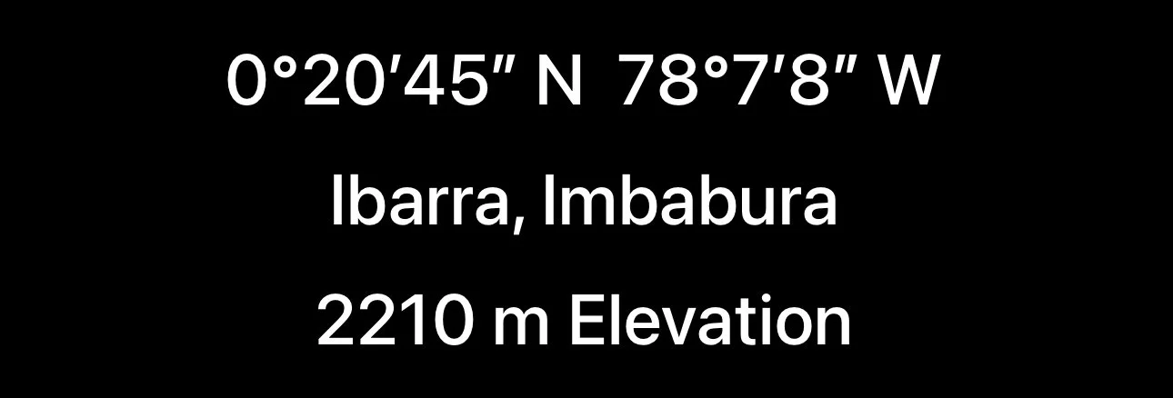 36 km from the Equator