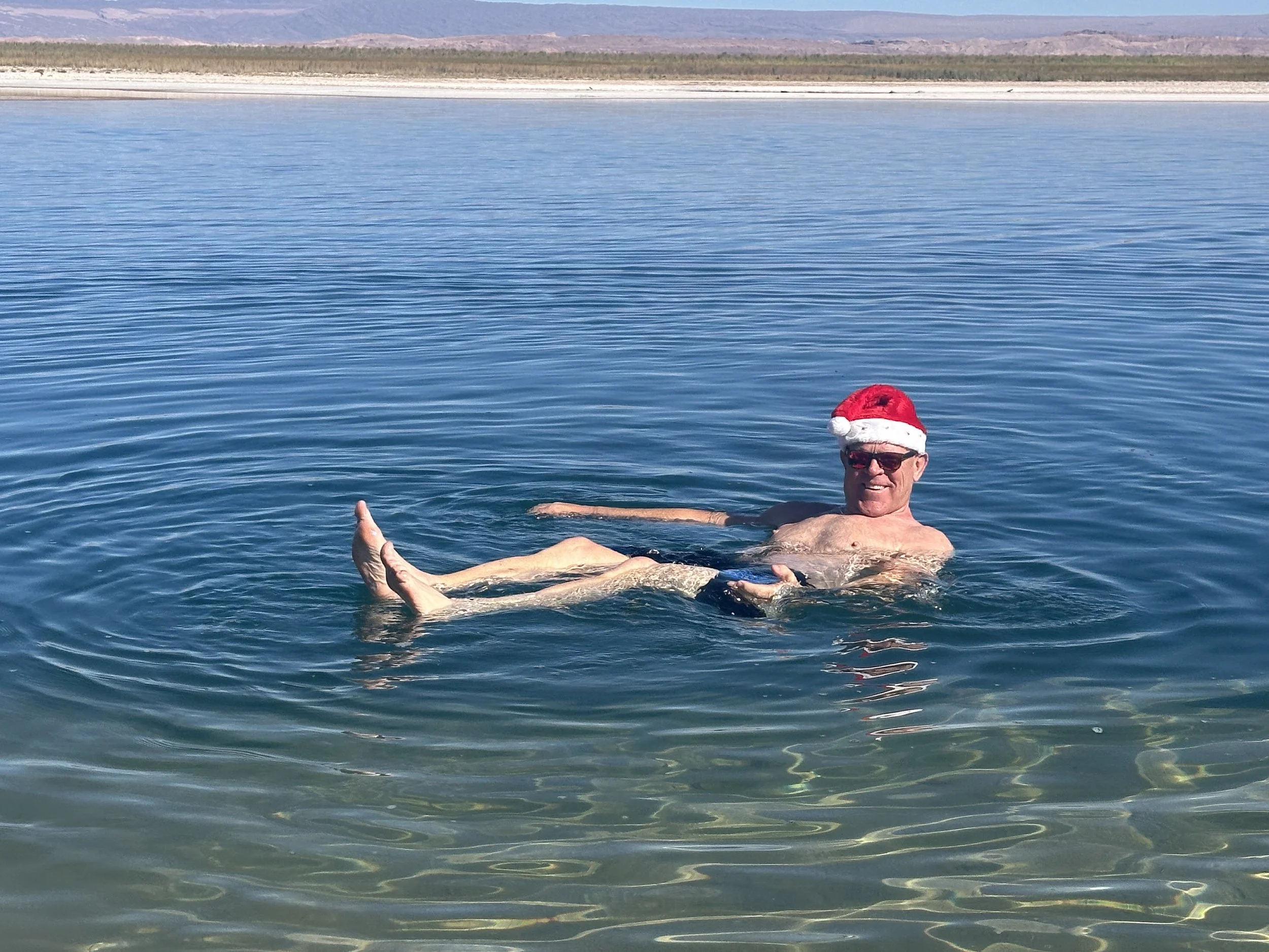 And there is Santa waiting for the photo shoot