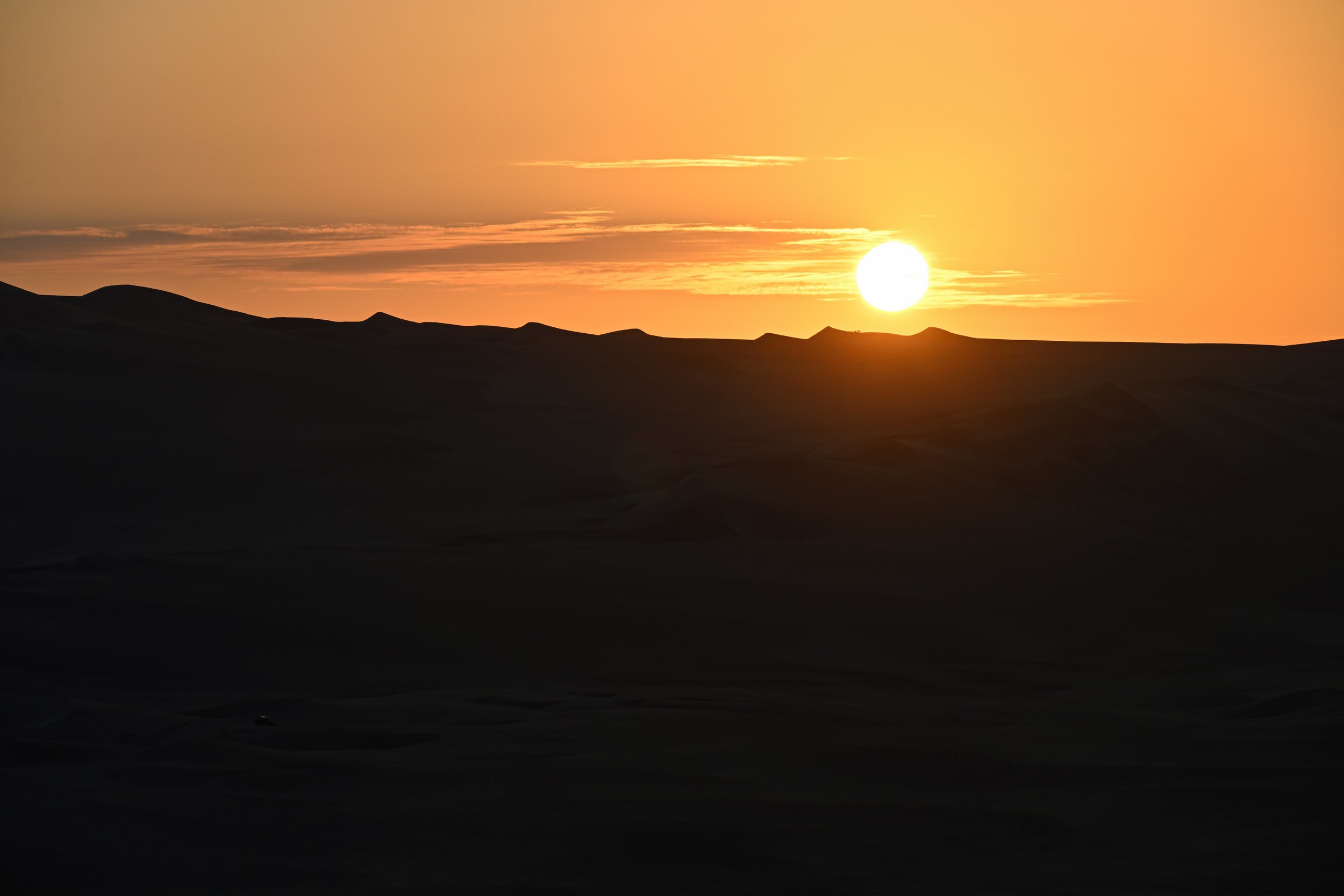 sunsets in desert are almost always beautiful