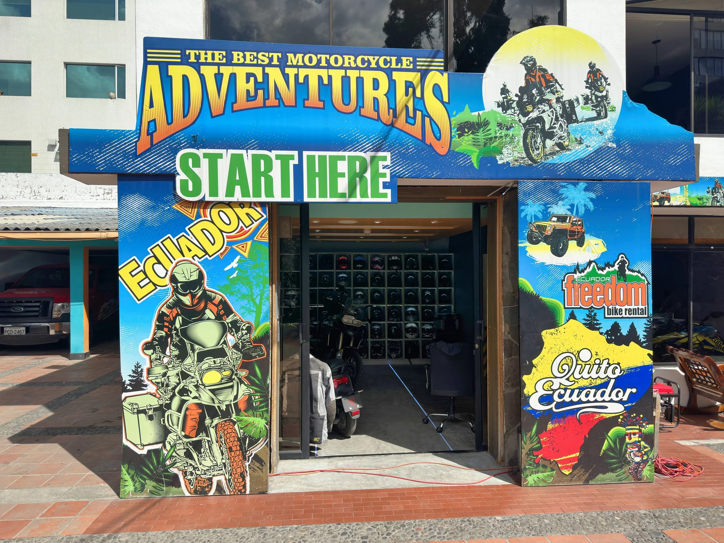 all you need is your licence and you are good to go. You can rent everything here