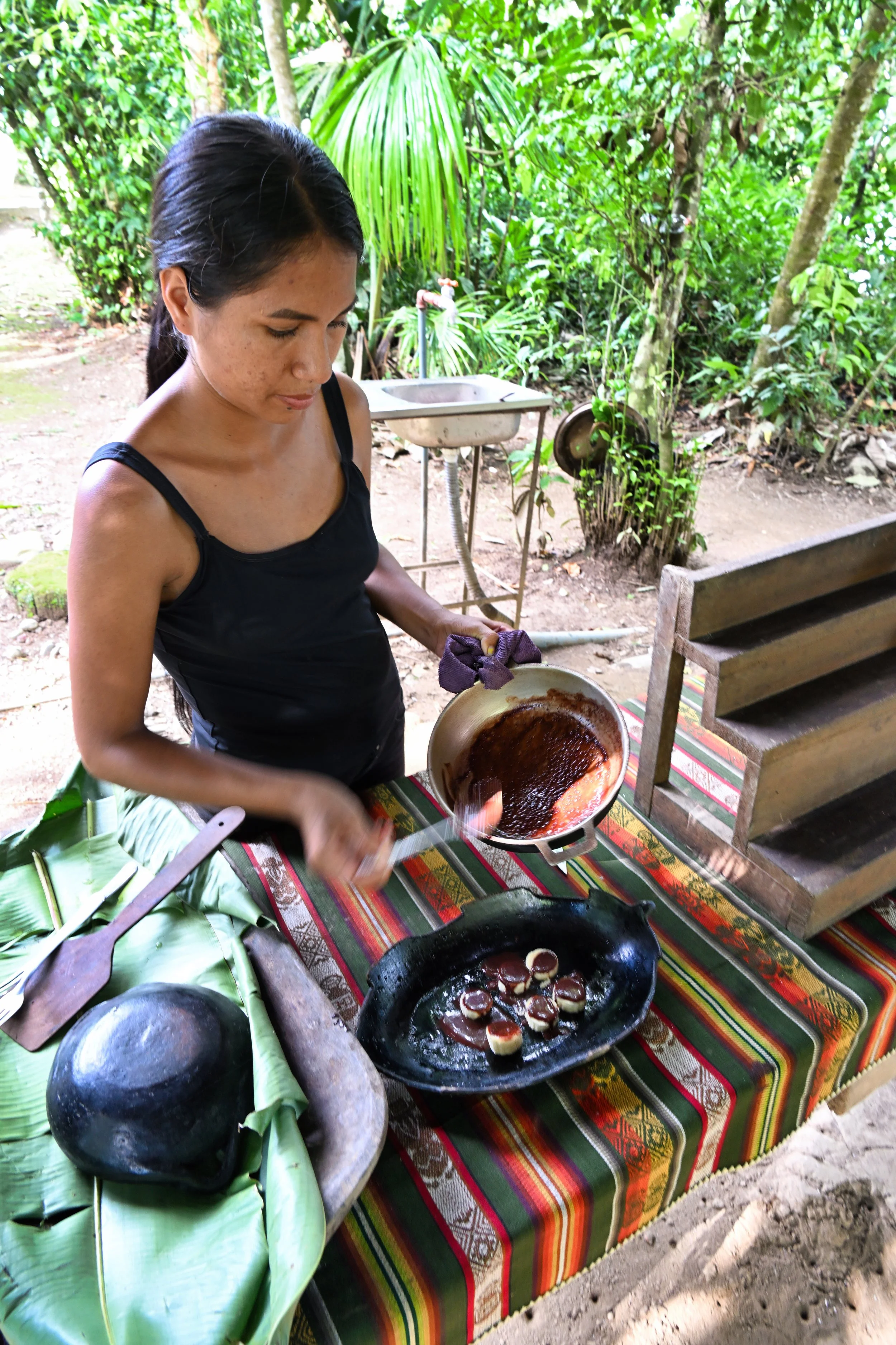 natural chocolate with banana, yummmmmmy