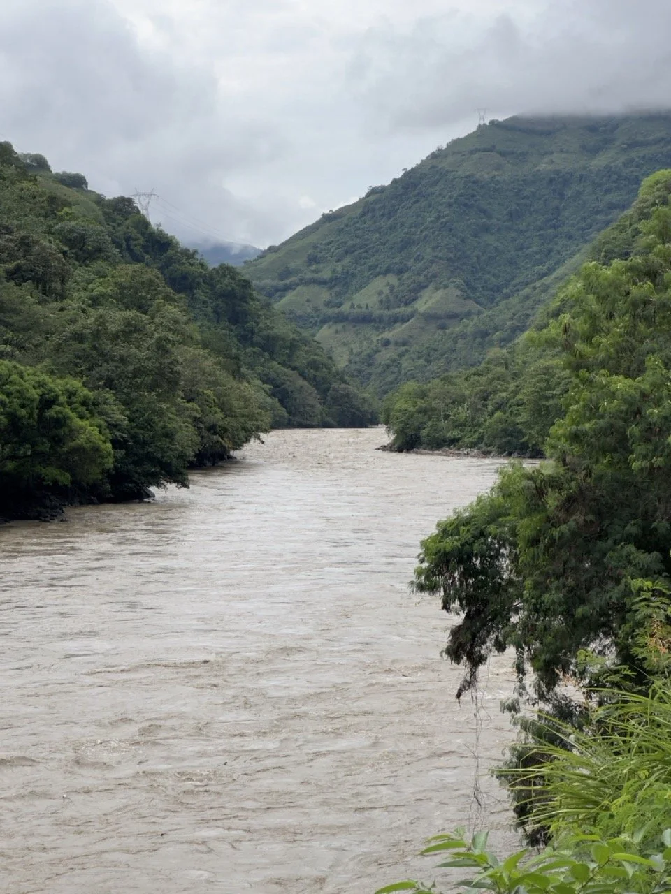 lots of water in the river