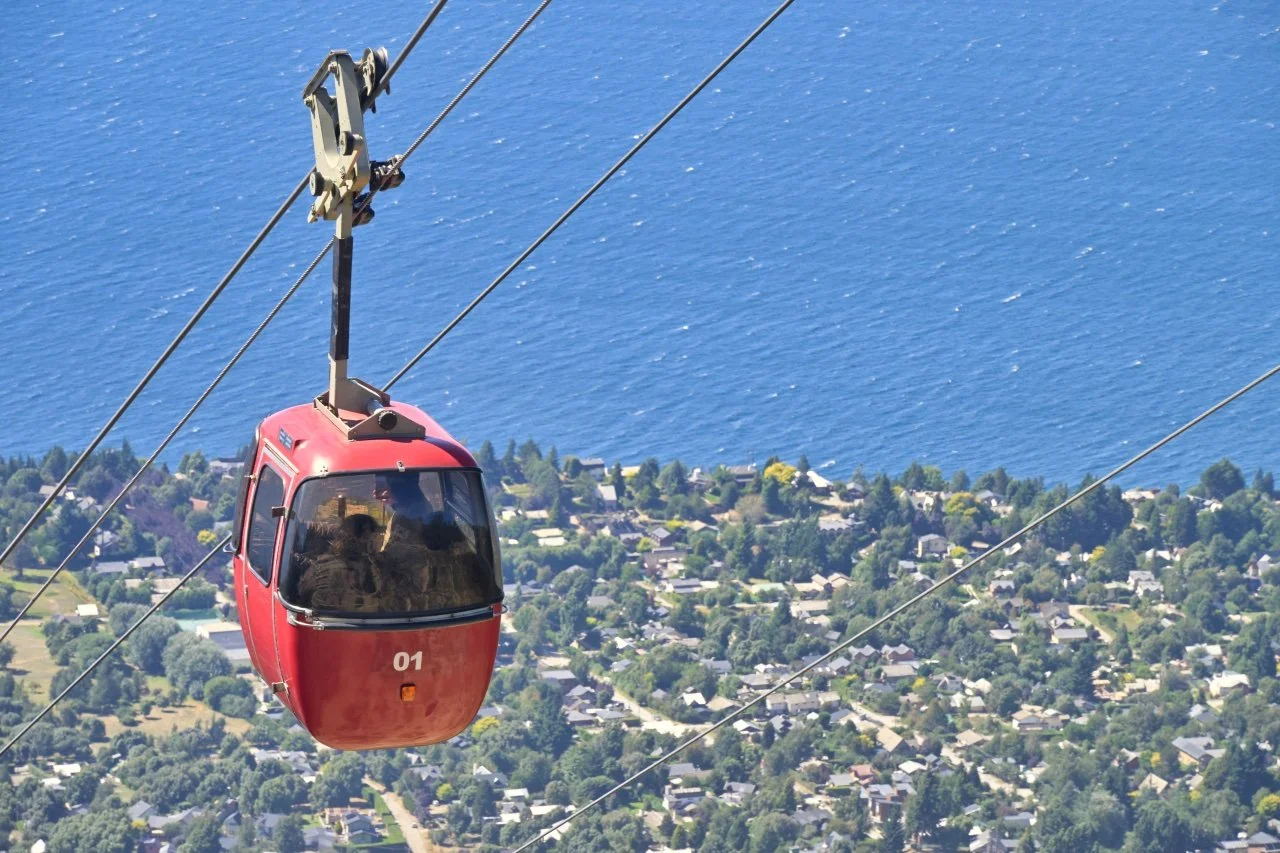  a gondola above Bariloche