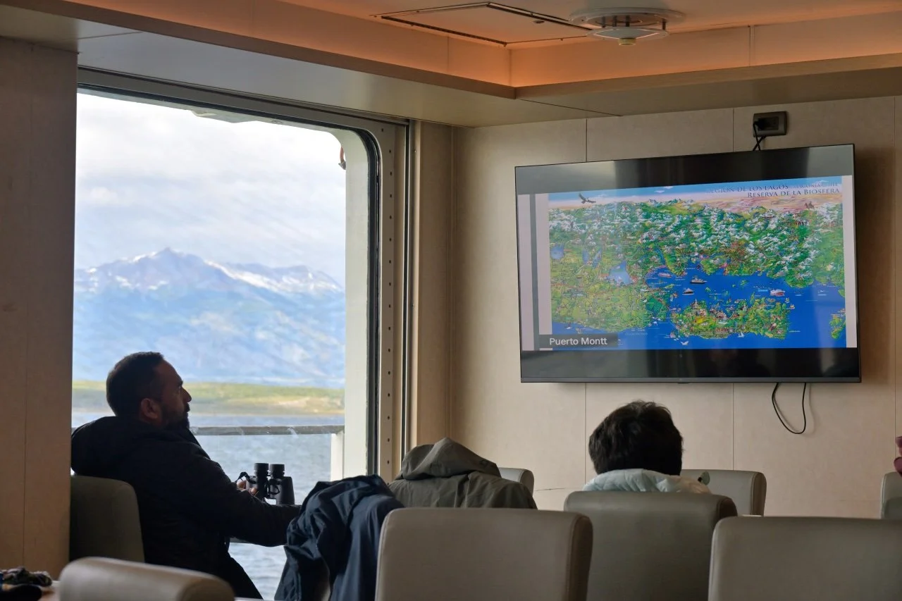  the crew on the ship kept us well informed