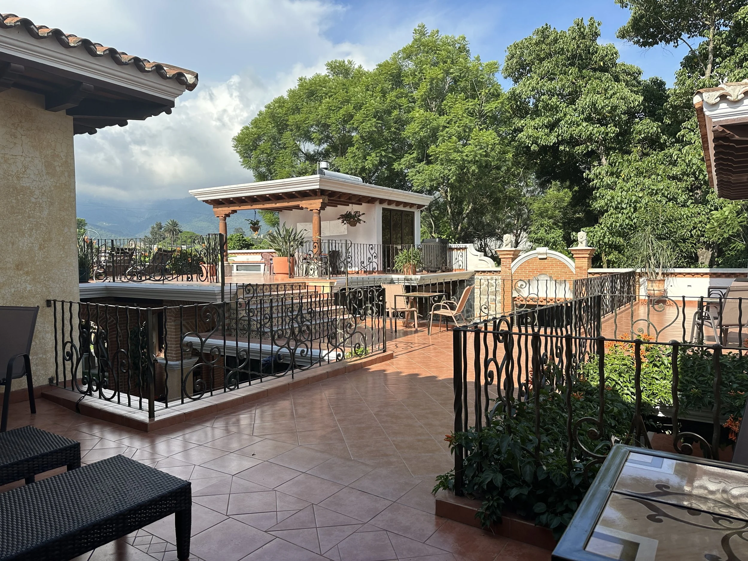 a view from my villa