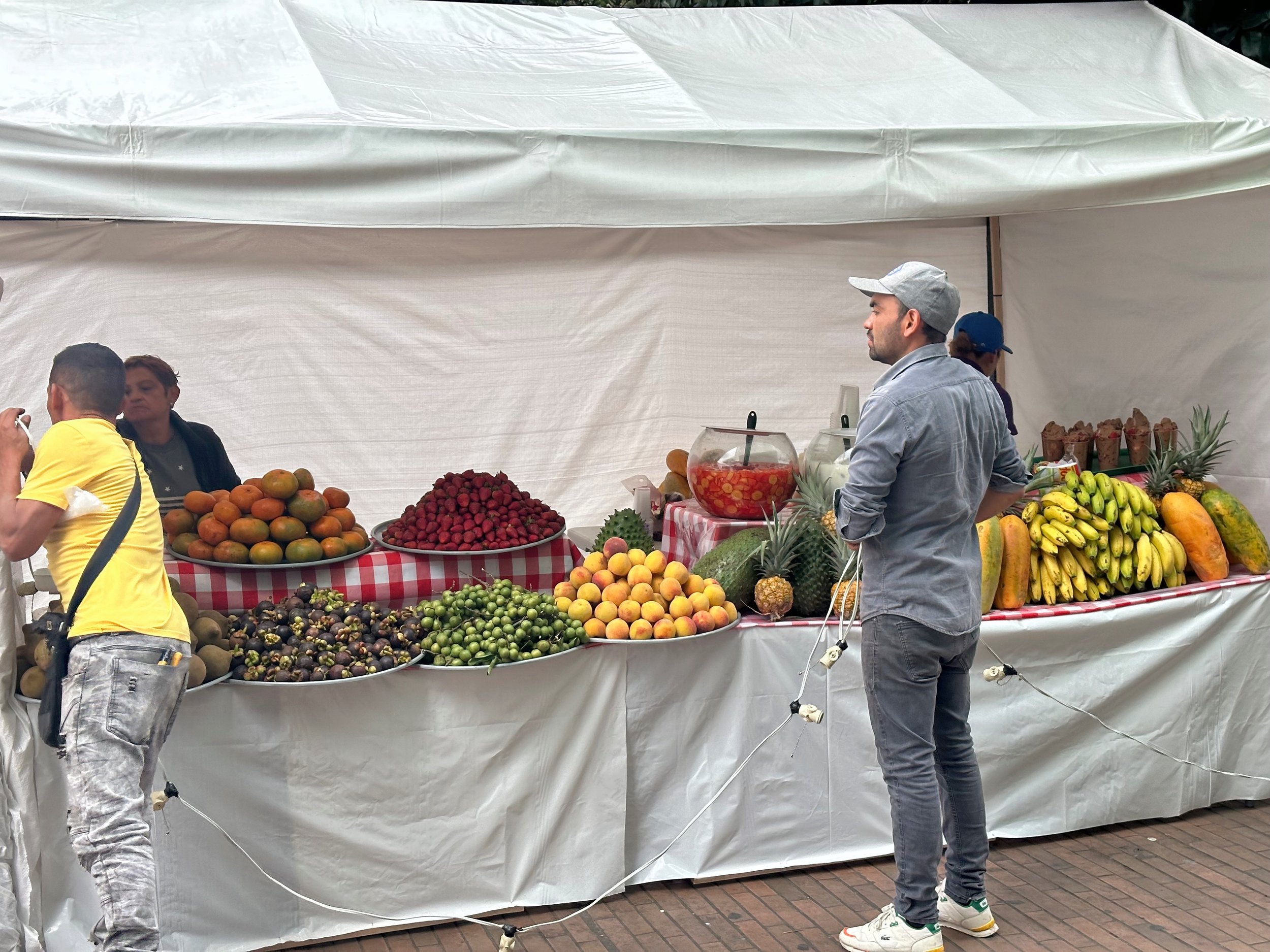 aaaaah, the fruit stands here are unreal