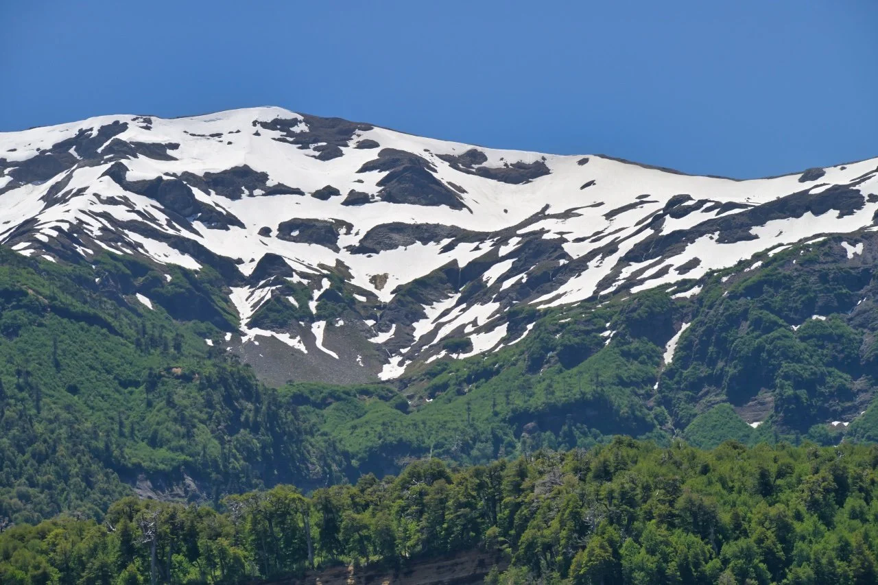  There is a lot of snow for the late summer.