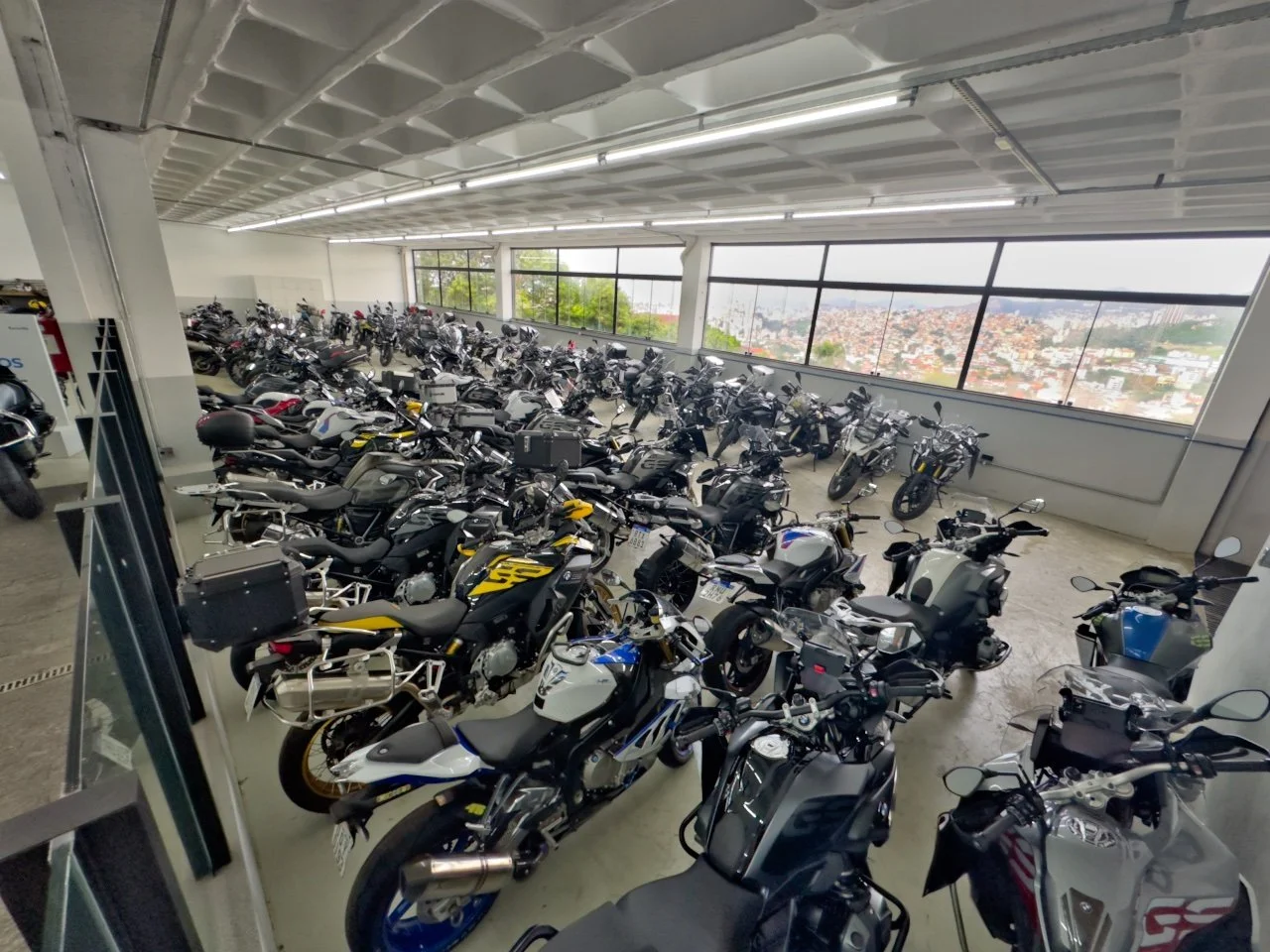  few bikes in the service department