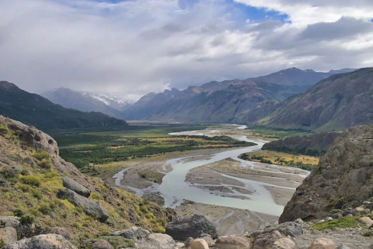  looking up the valley