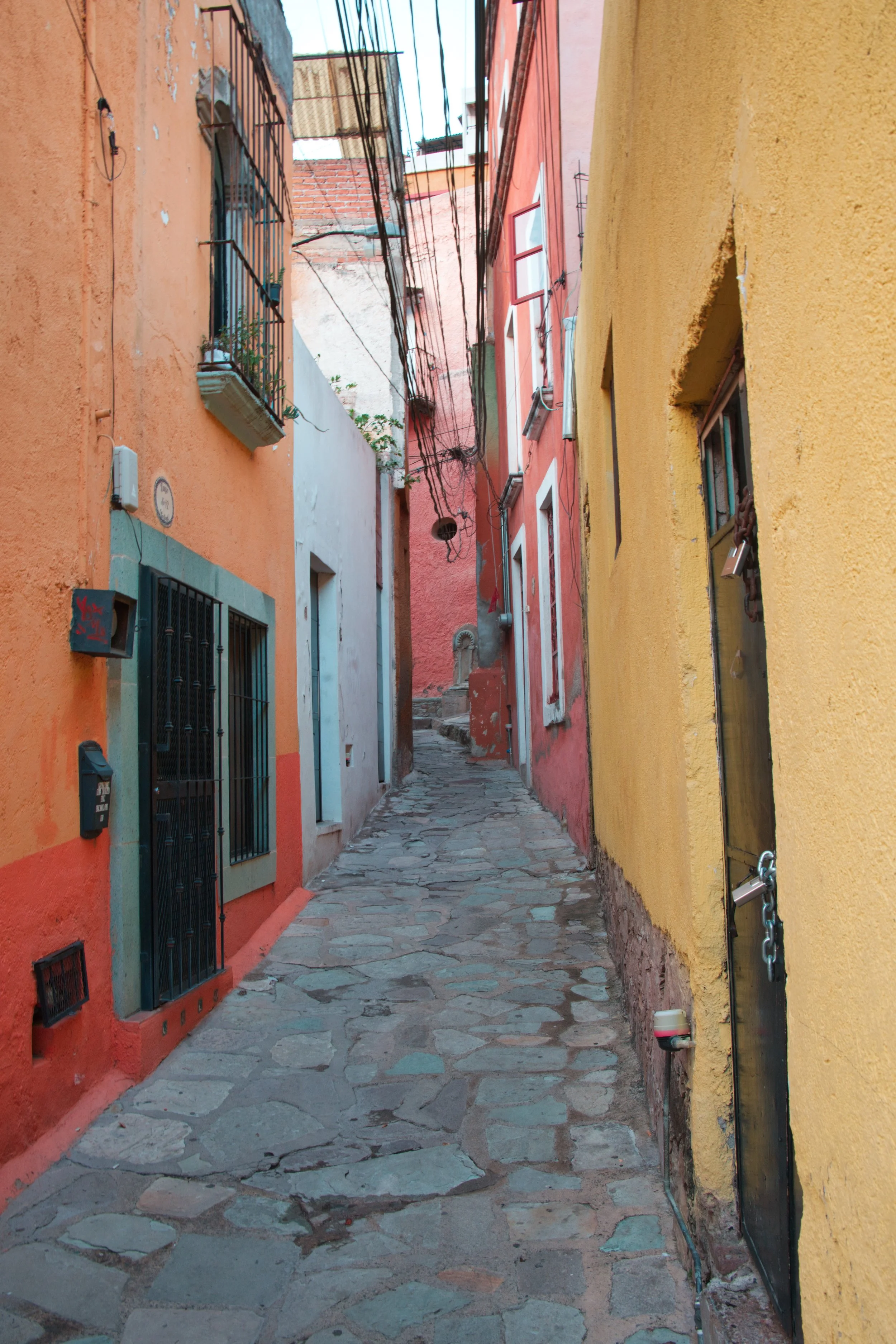 narrow and steep streets