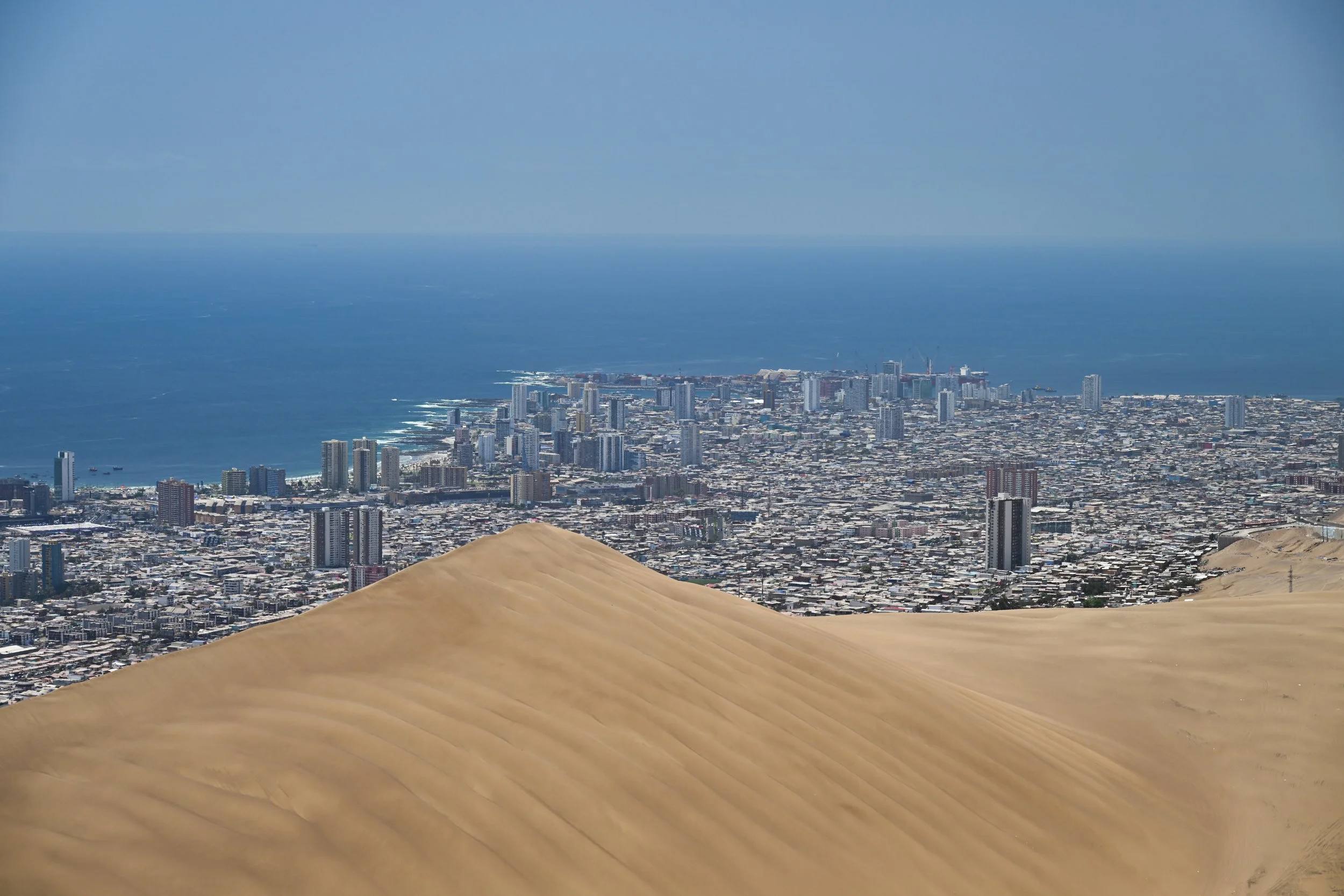 descending to Iquique