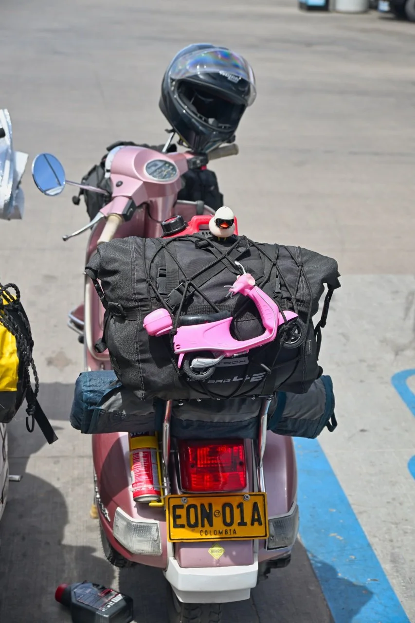  they even have a full spare bike with them