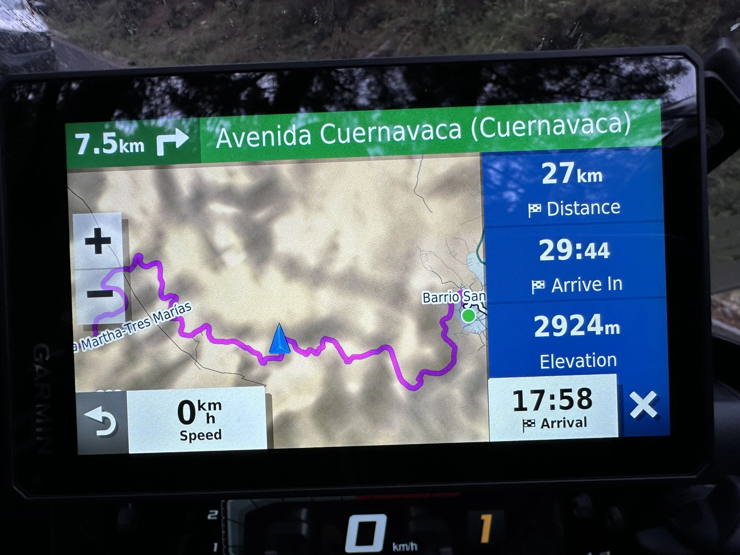 27 km from my hotel 😤