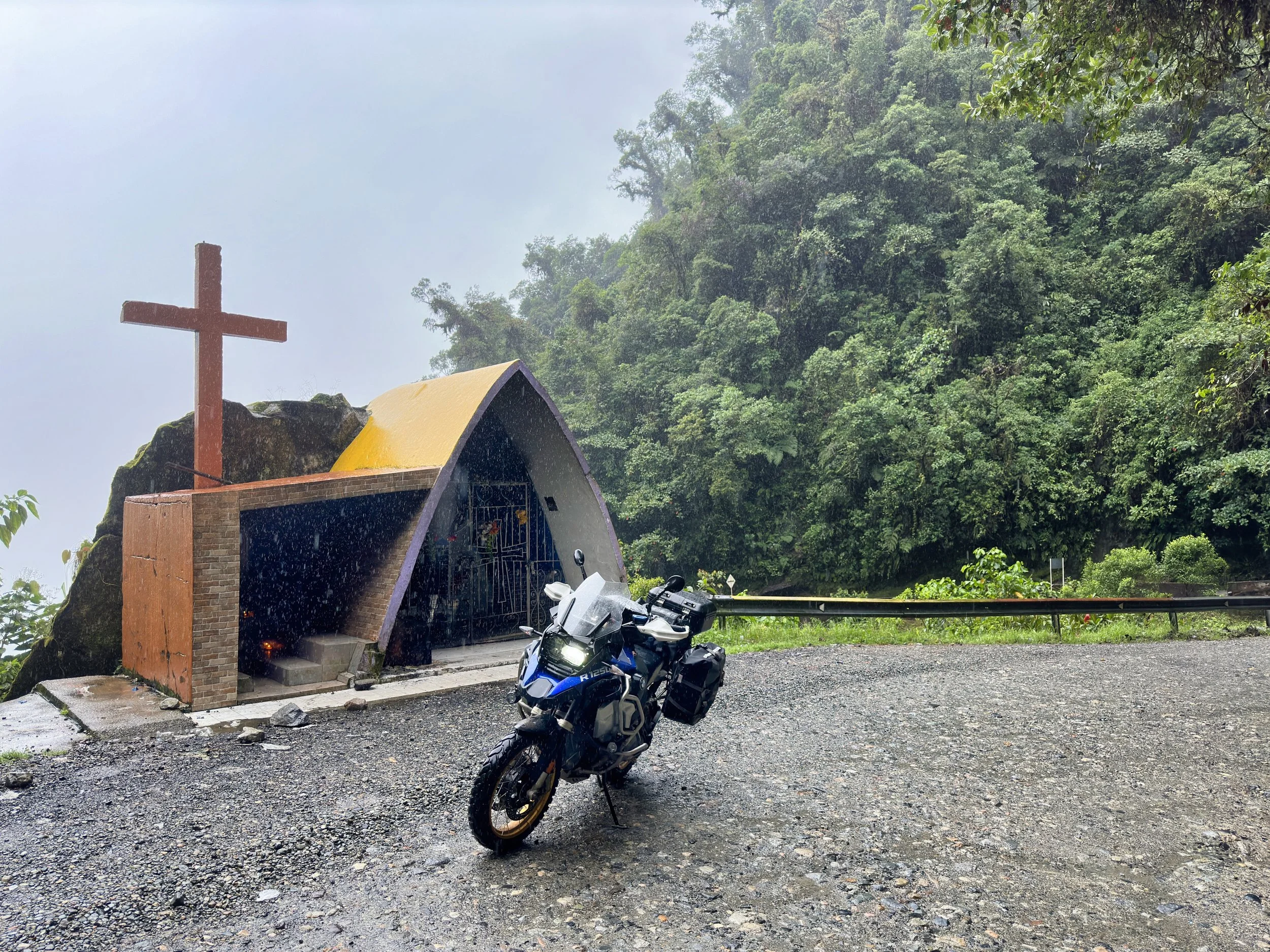 a shrine to all people who died on this road