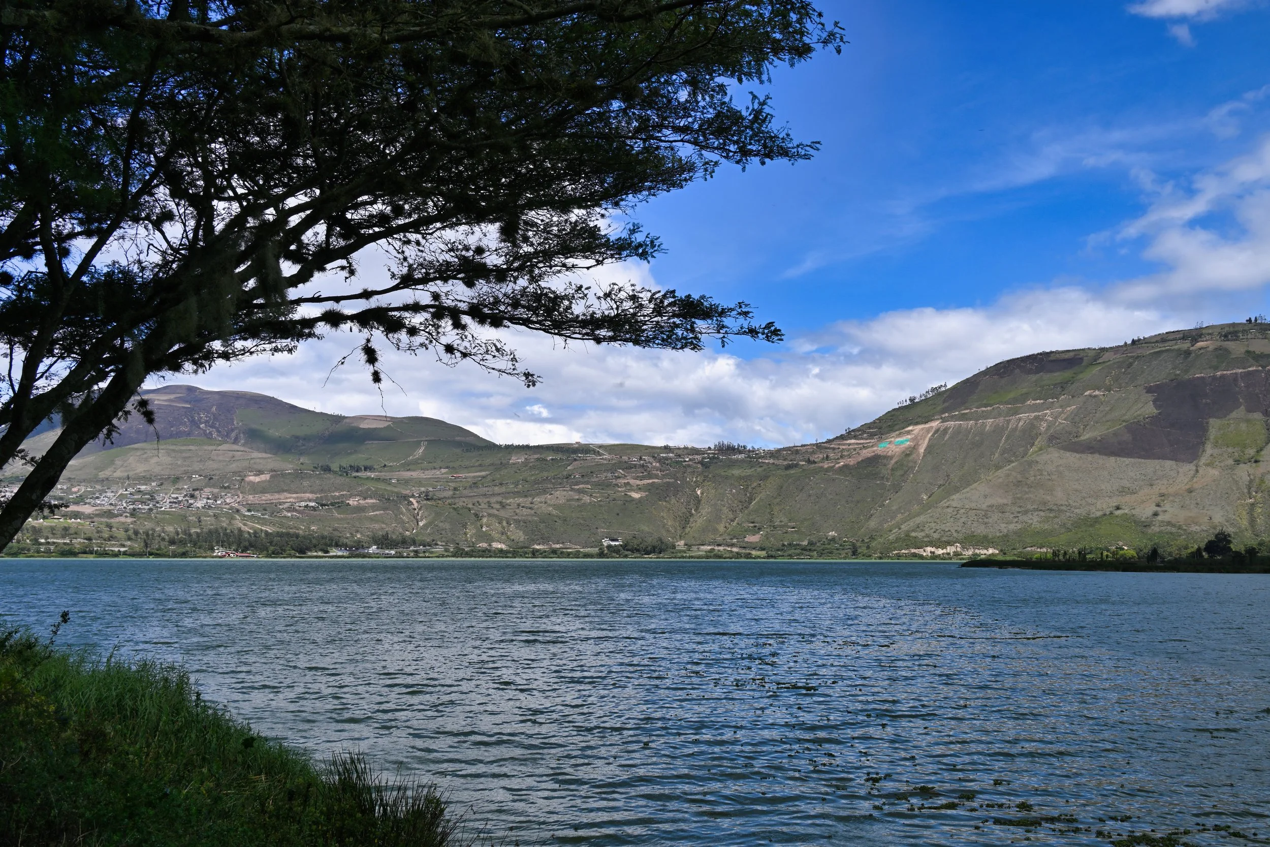 Laguna de Yahuarcocha just outside of Ibarra