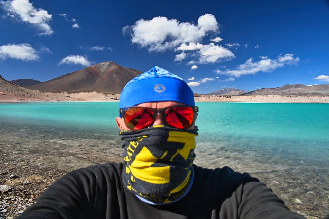  Trying to hide my identity besides the fact that I'm getting sandblasted by the wind