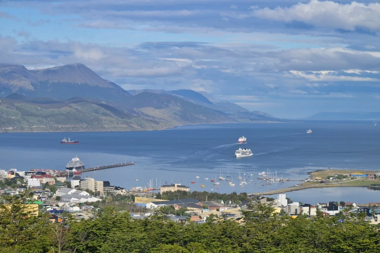  the port with cruise ships