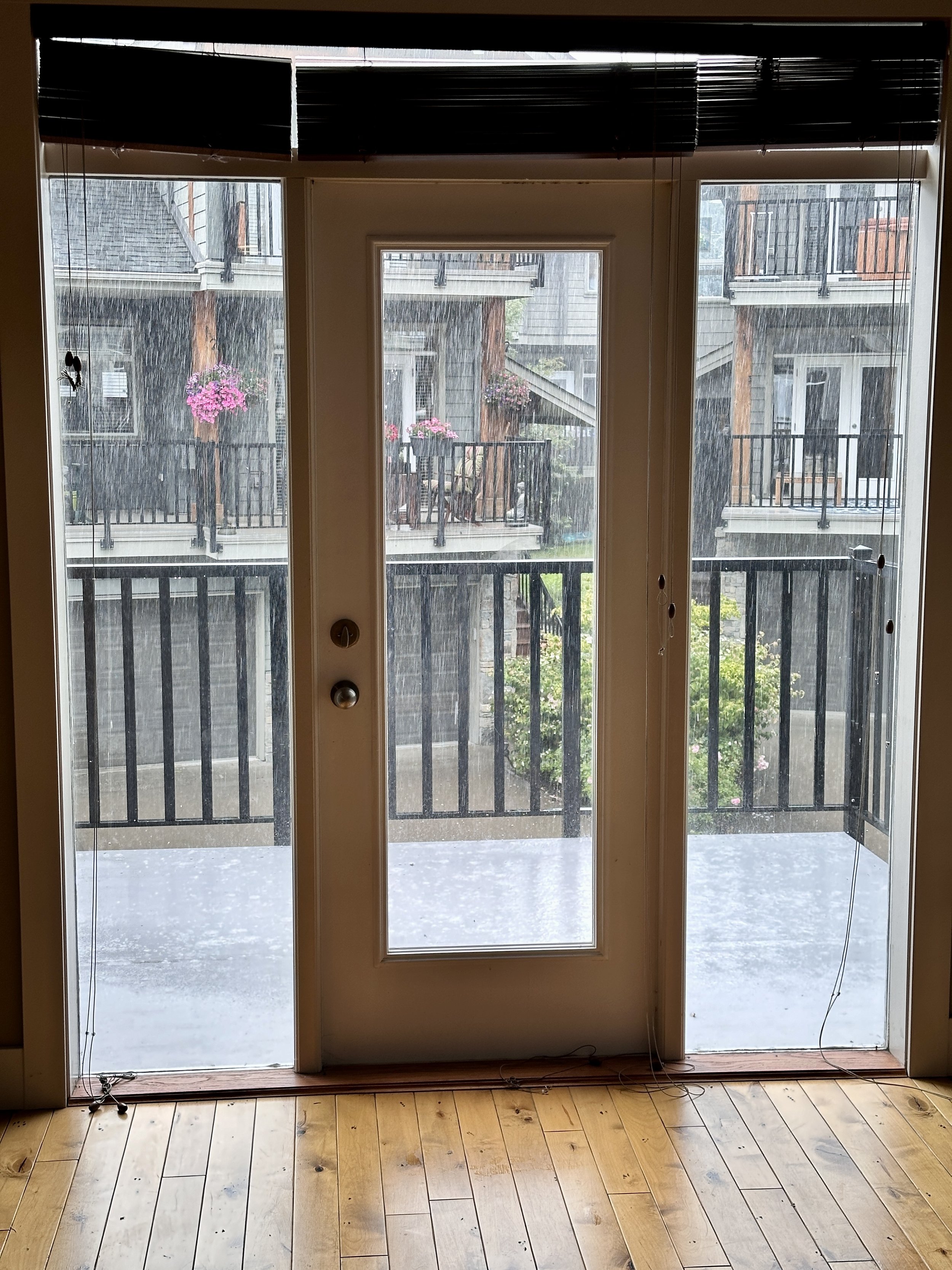 there was no rain for nearly two months and right when I suppose to leave ...