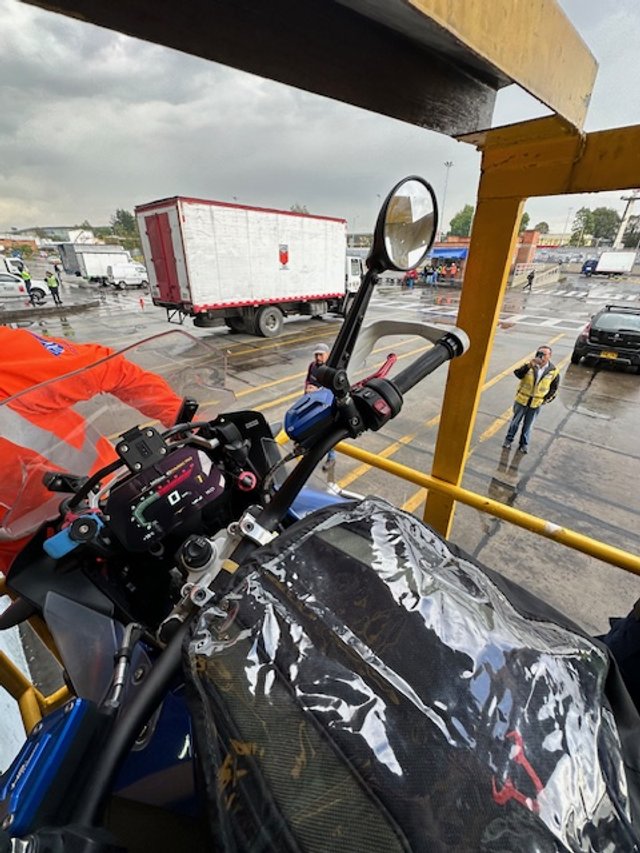on a forklift to freedom