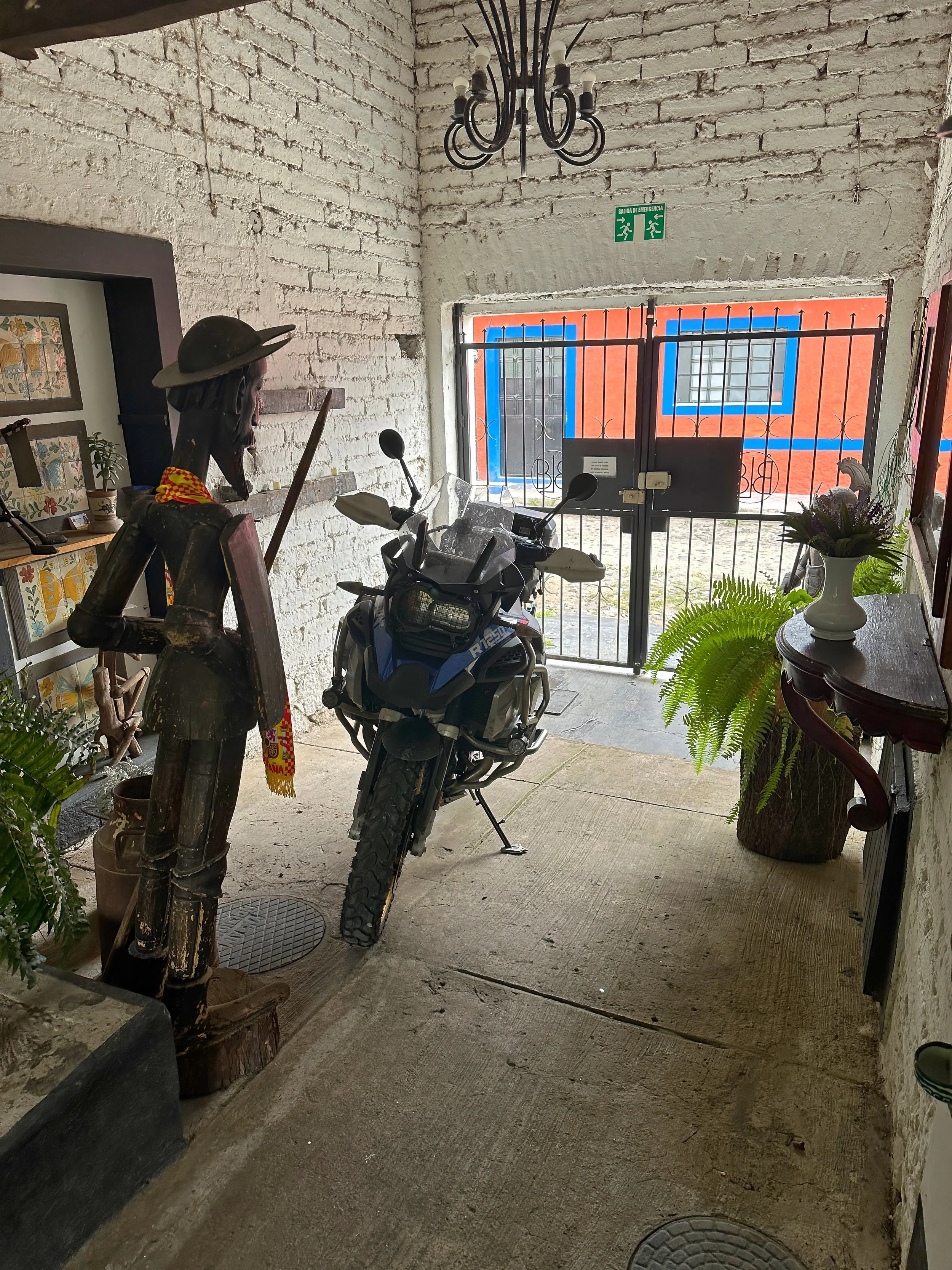 park at the entrance