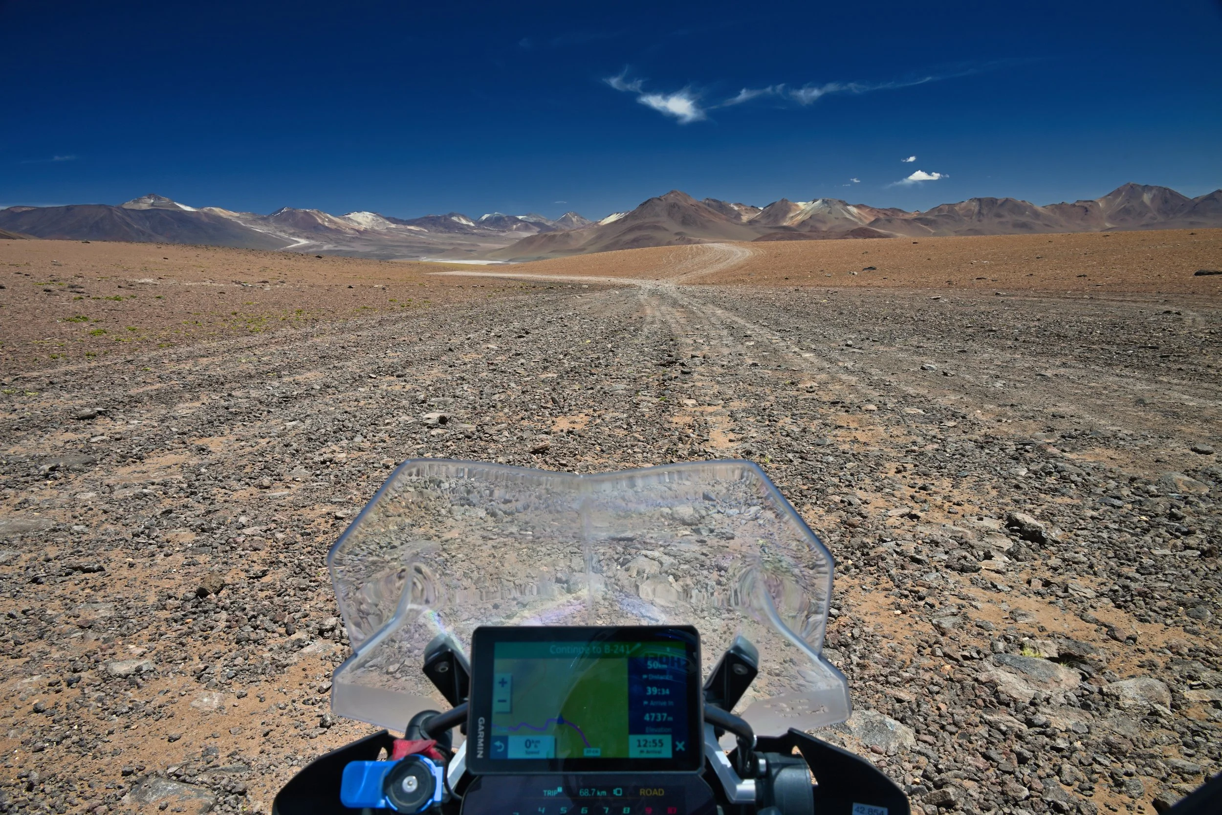 that's Bolivia on the horizon