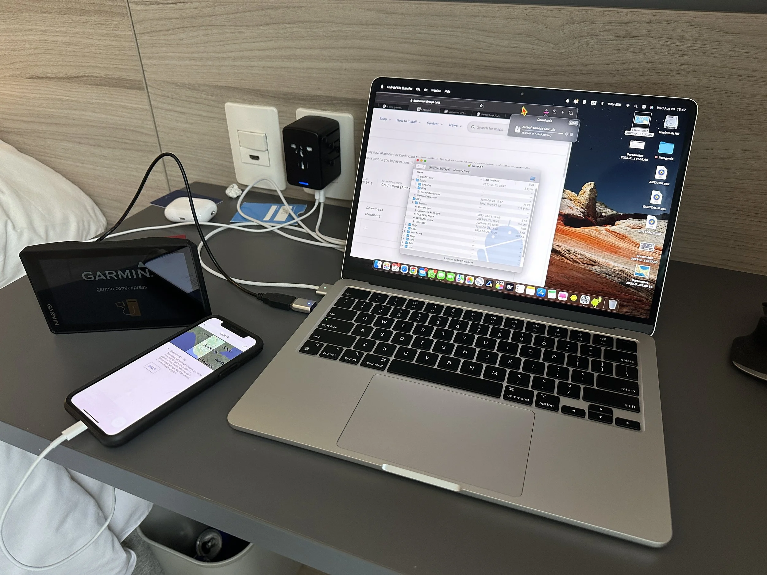 getting ready for the next day