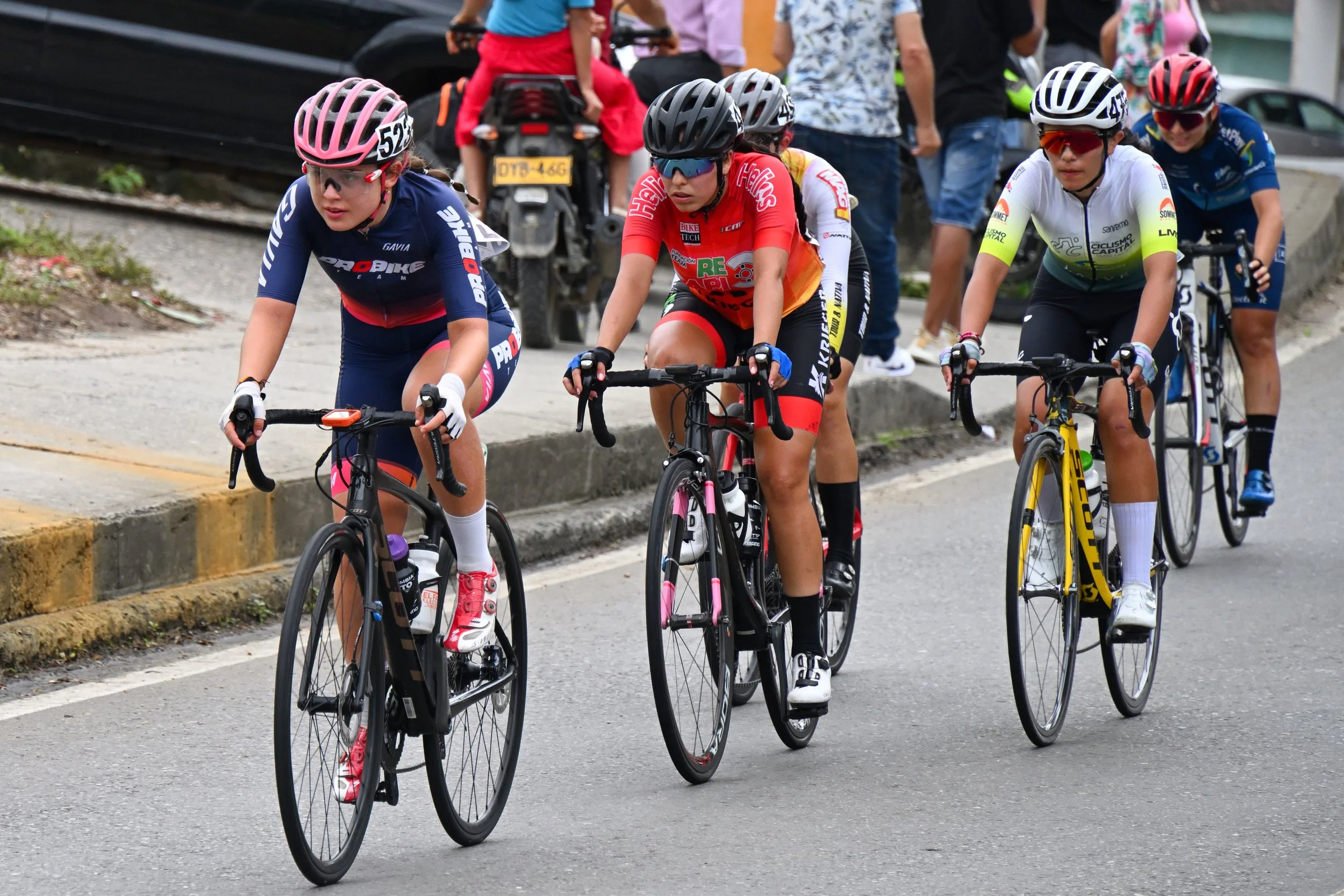 Colombians love biking 