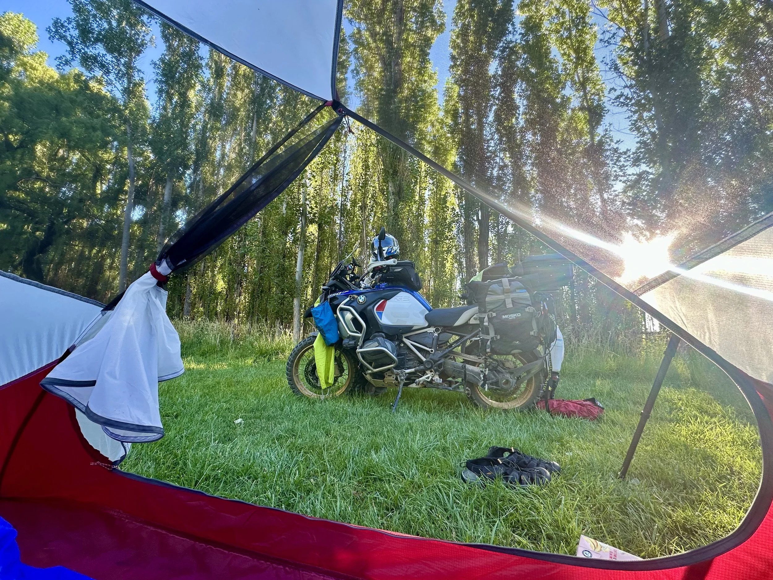  the morning, next day, not a bad view