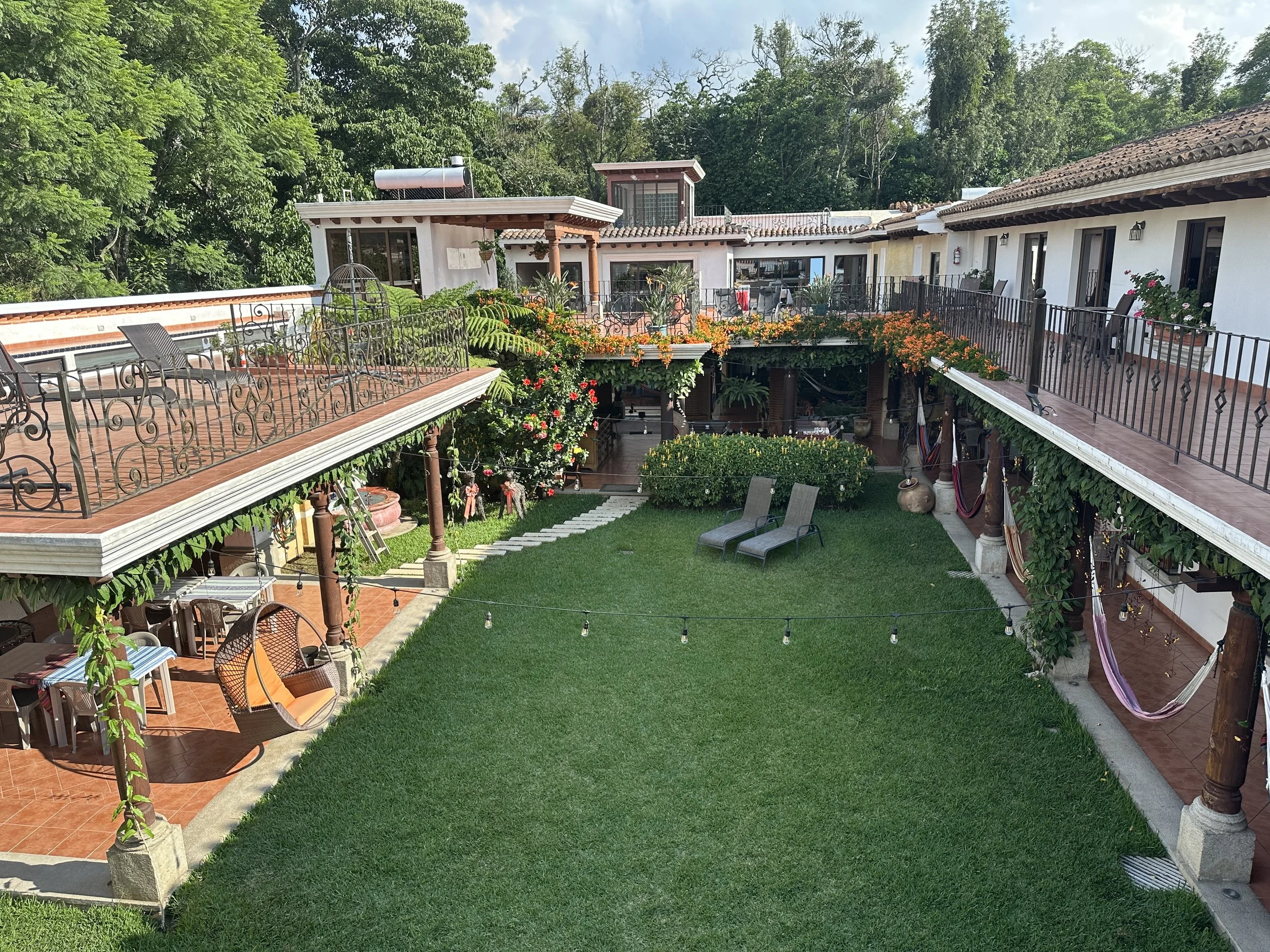 the view from the second level