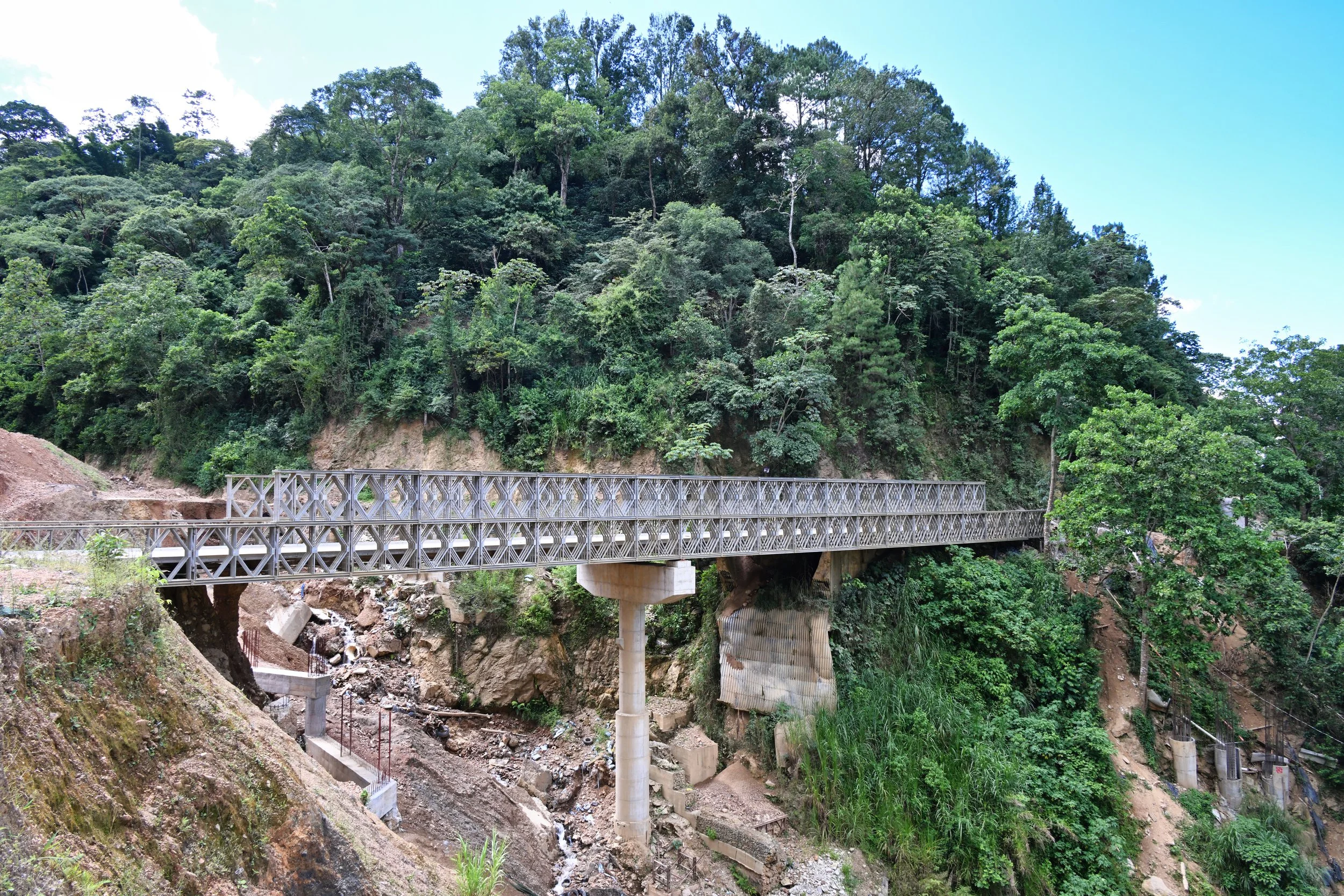 the old bridge got washed away ...