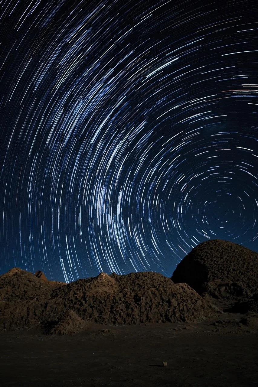  the first set of star trails